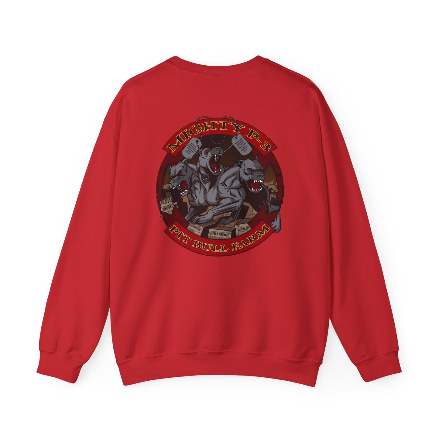 Old School Mighty P-3 w/ Yellow EGA Crewneck Sweater