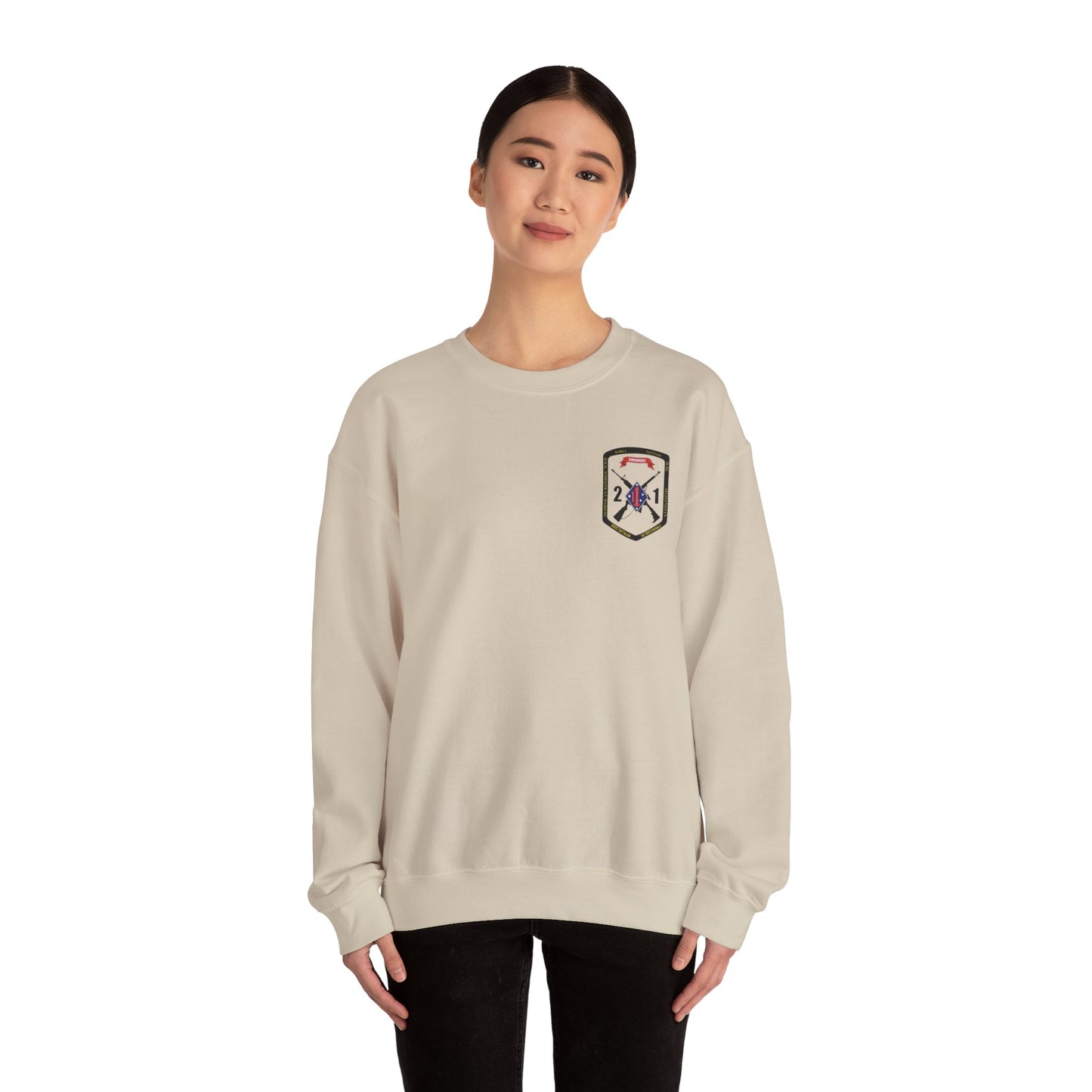 2nd Battalion 1st Marines Black Logo Unit Sweater