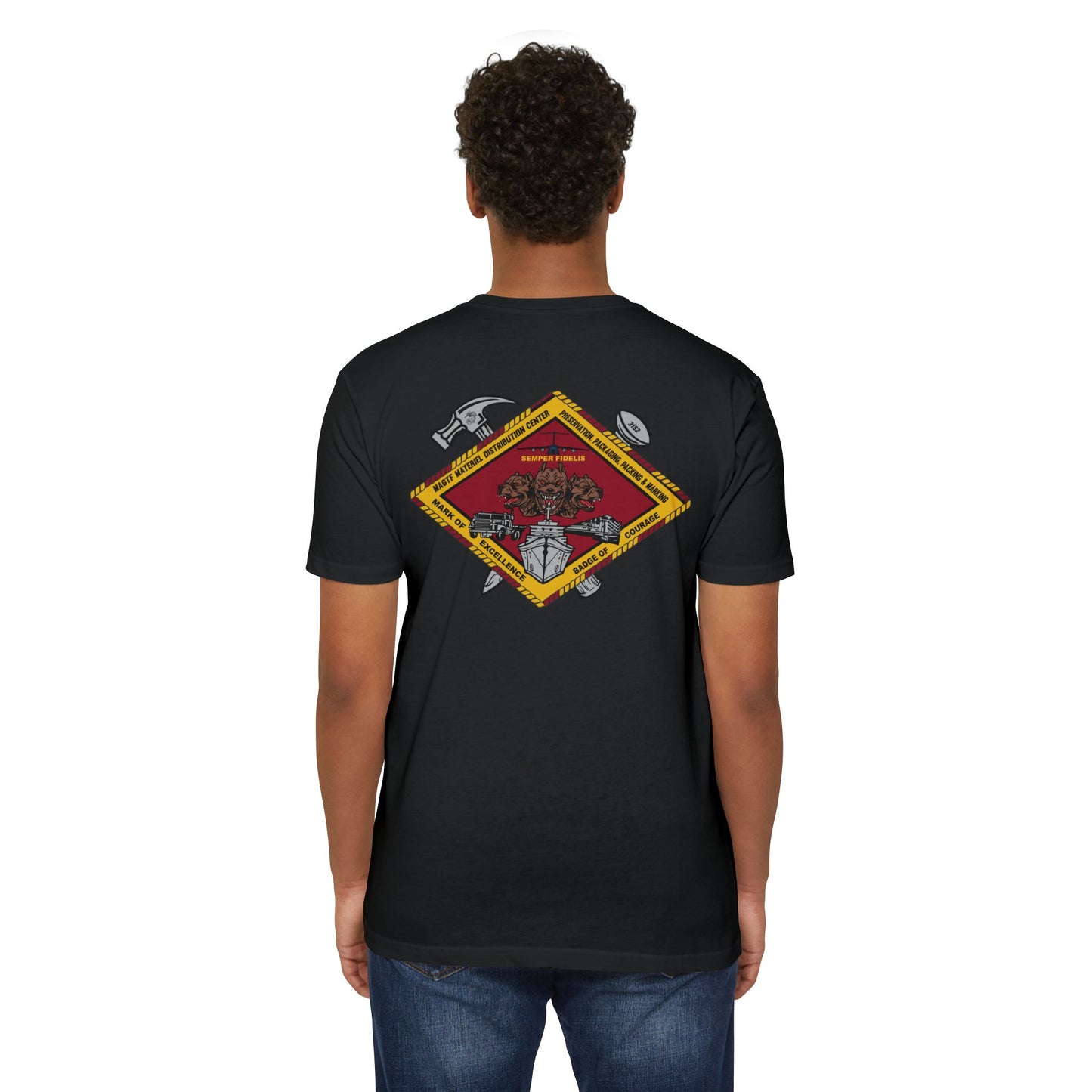 MAGTF Distribution Center Black Unit Tee