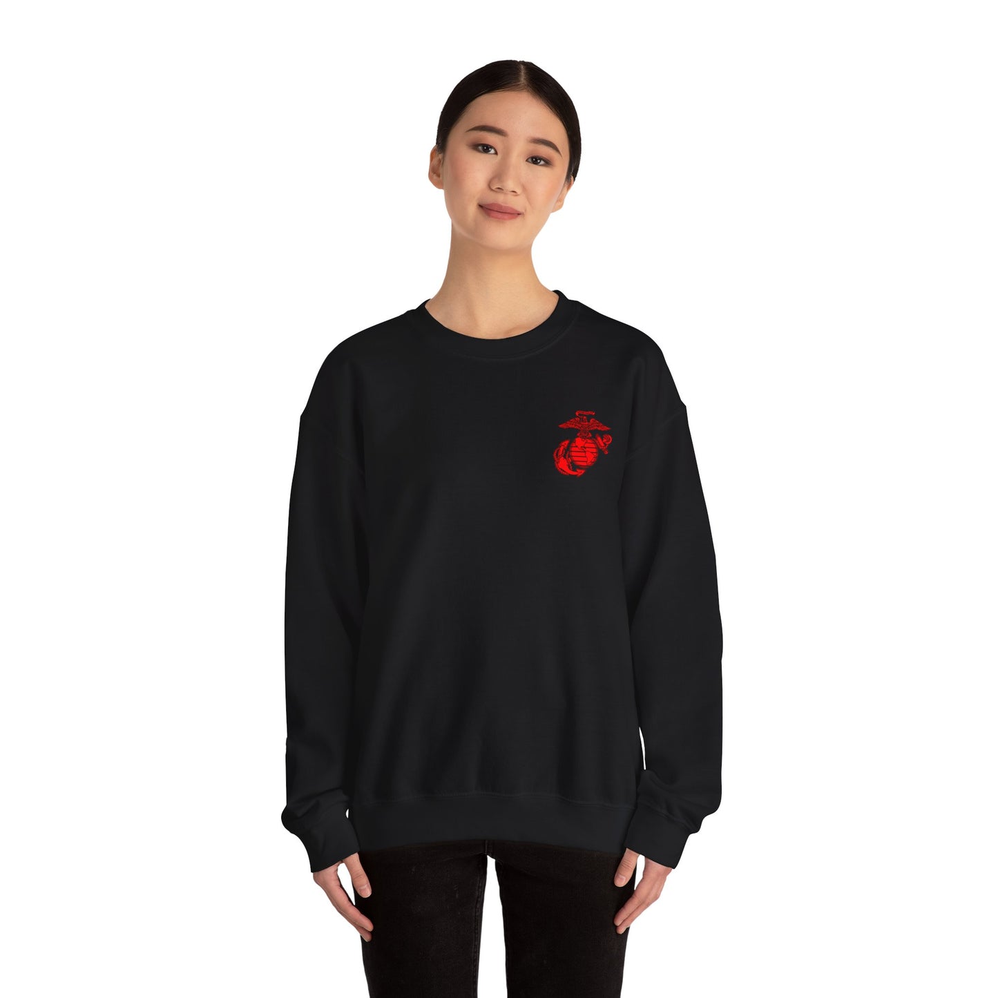 MAGTF Distribution Center Black Unit Crewneck Sweater
