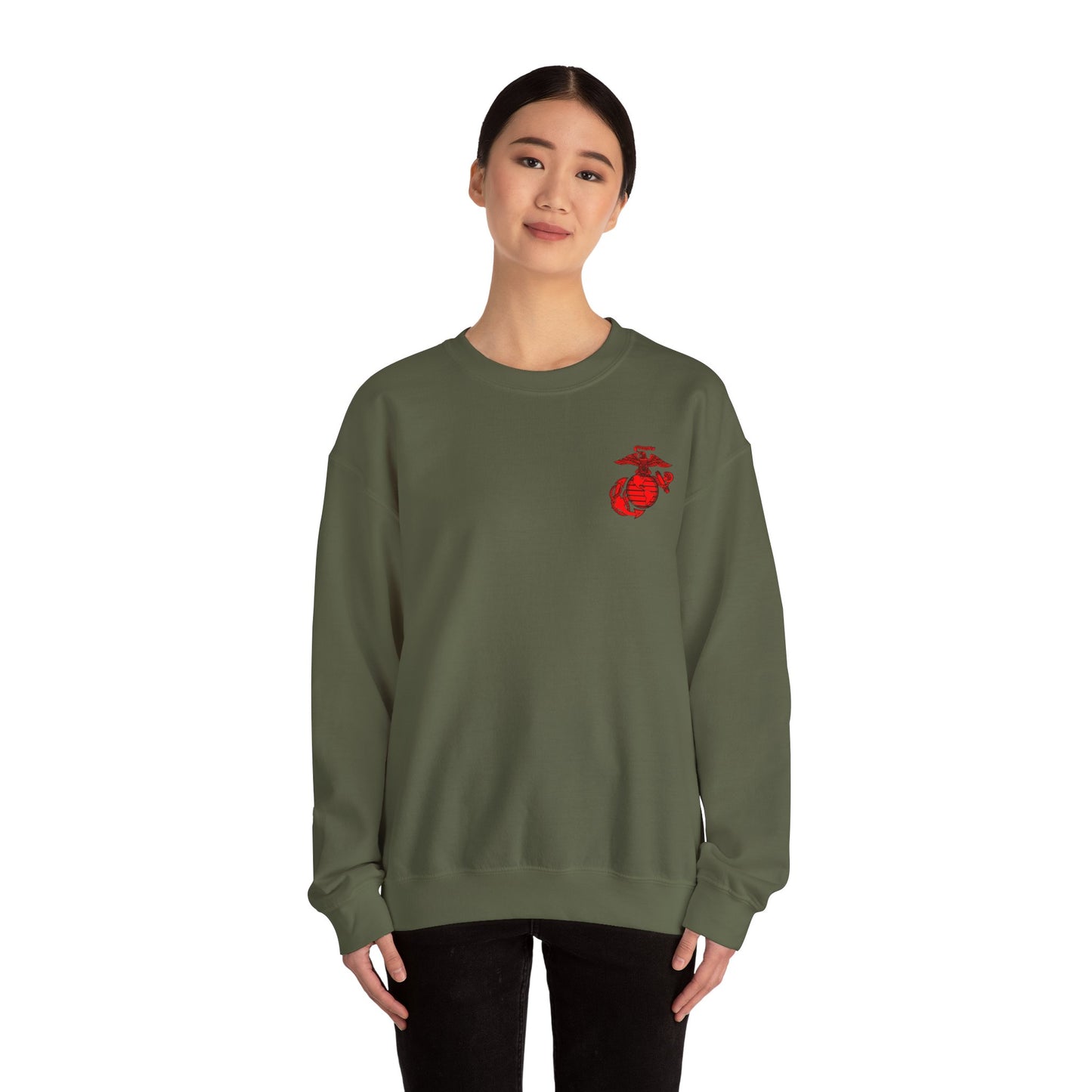 Old School Mighty P-3 w/ Red EGA Crewneck Sweater