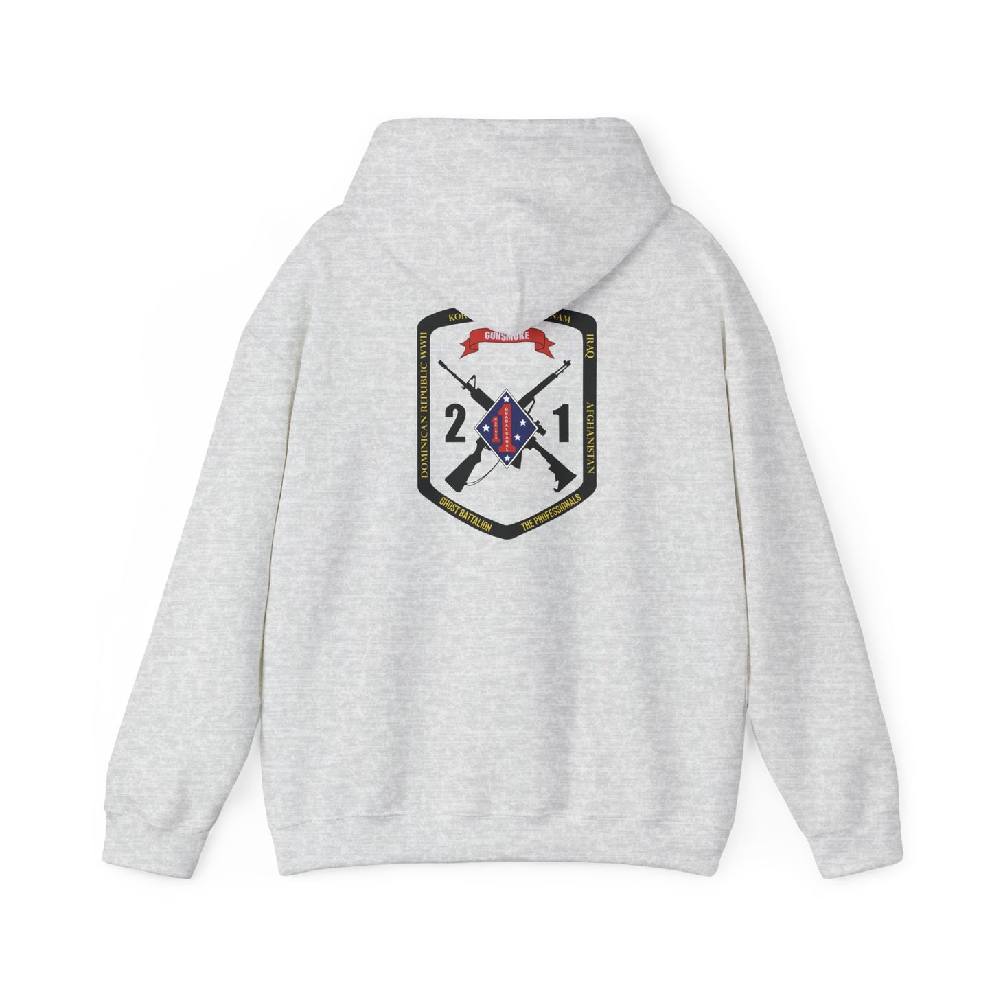 2nd Battalion 1st Marines Black Logo Unit Hoodie
