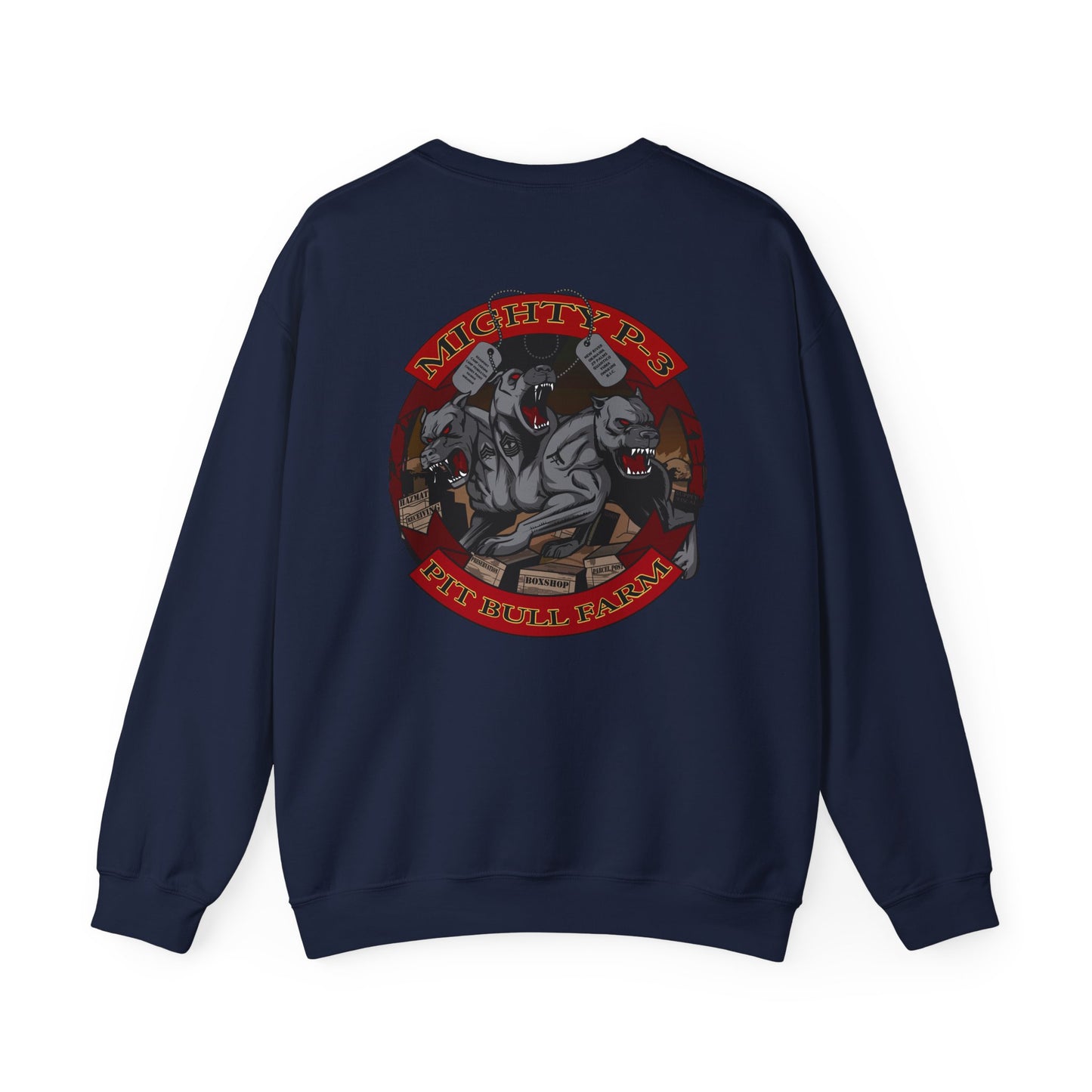 Old School Mighty P-3 w/ Yellow EGA Crewneck Sweater