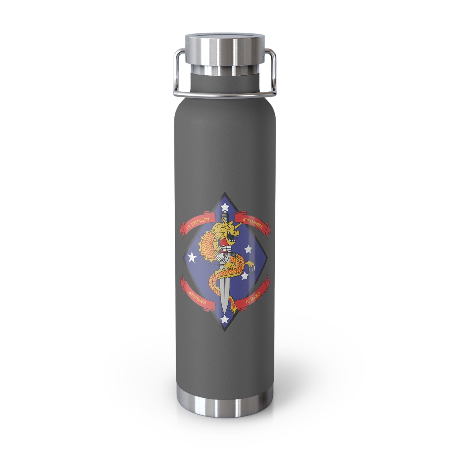 1/4 Unit Copper Vacuum Insulated Bottle, 22oz