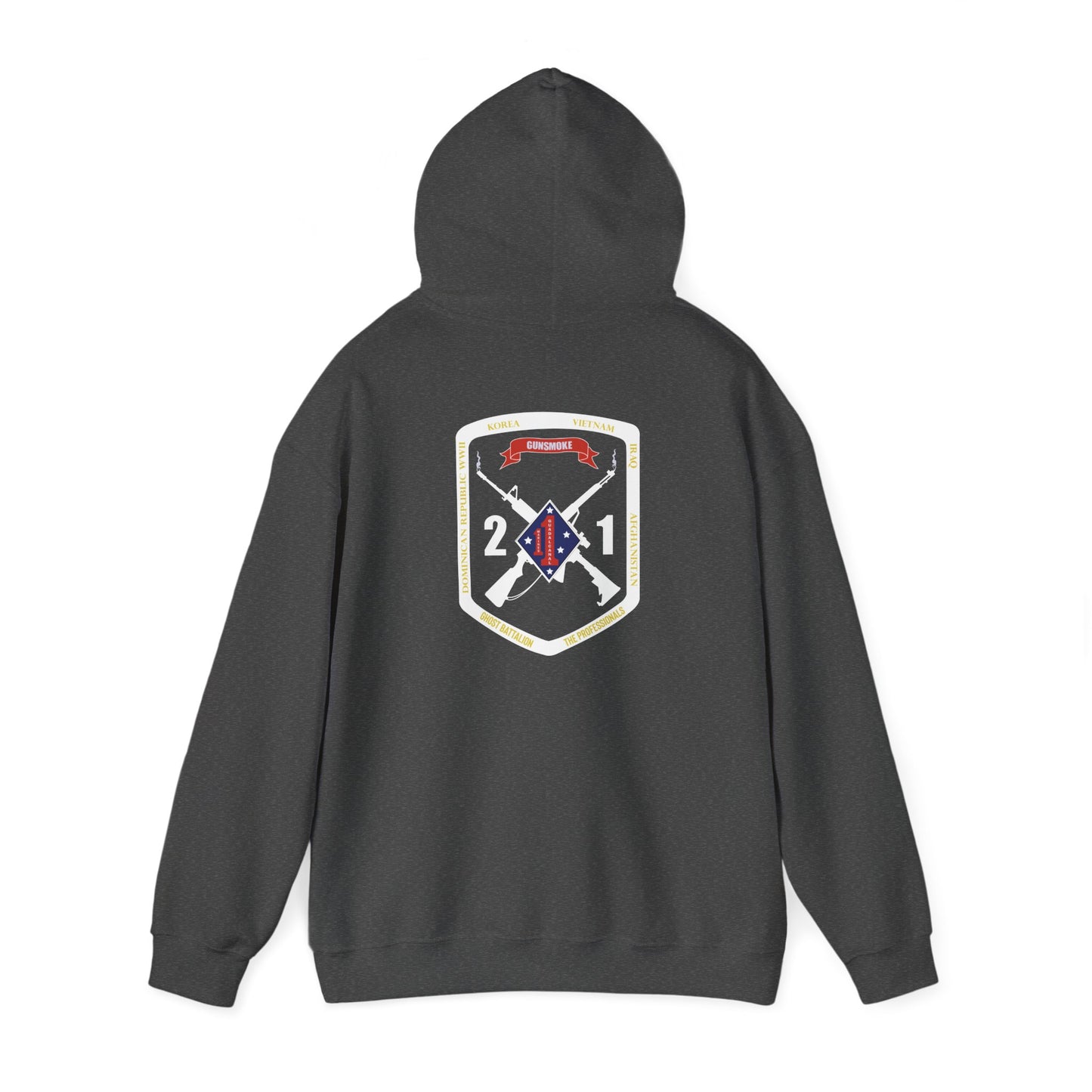 2nd Battalion 1st Marines White Logo Unit Hoodie