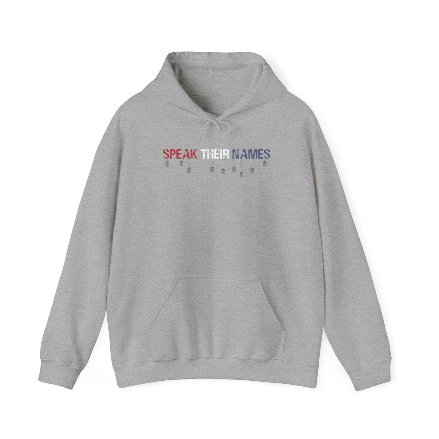 Speak Their Names Hoodie (Red, White and Blue)