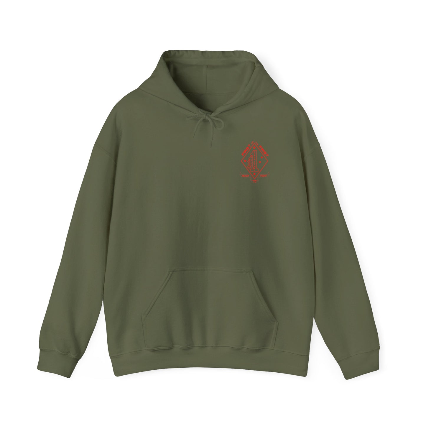 1st Battalion 1st Marines Alpha Co. Full Color Unit Hoodie