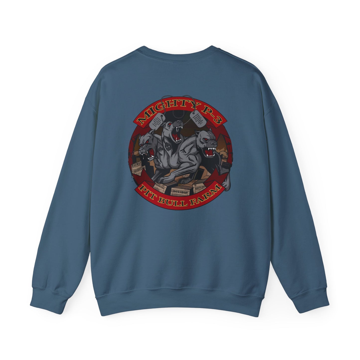 Old School Mighty P-3 w/ Red EGA Crewneck Sweater