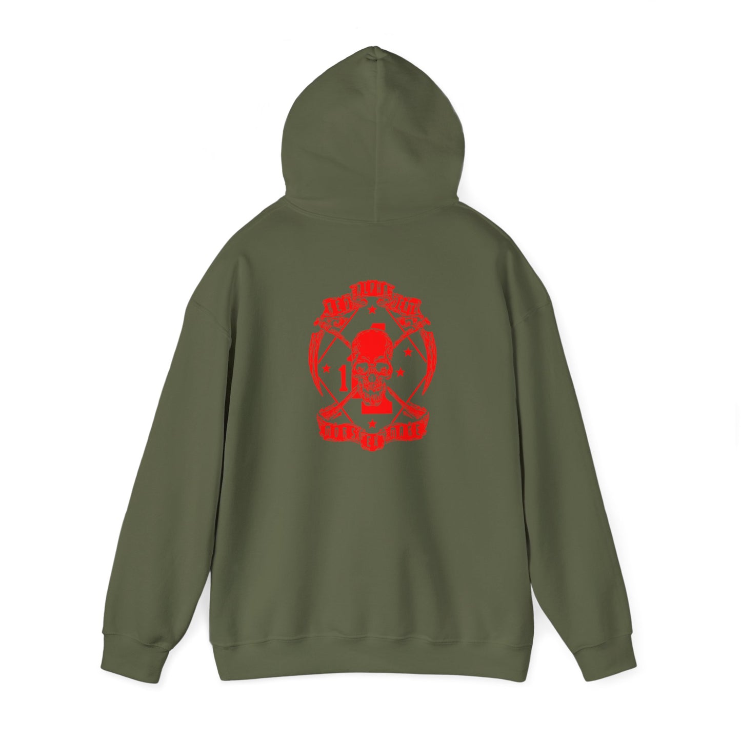 1st Battalion 1st Marines Alpha Co. Full Color Unit Hoodie