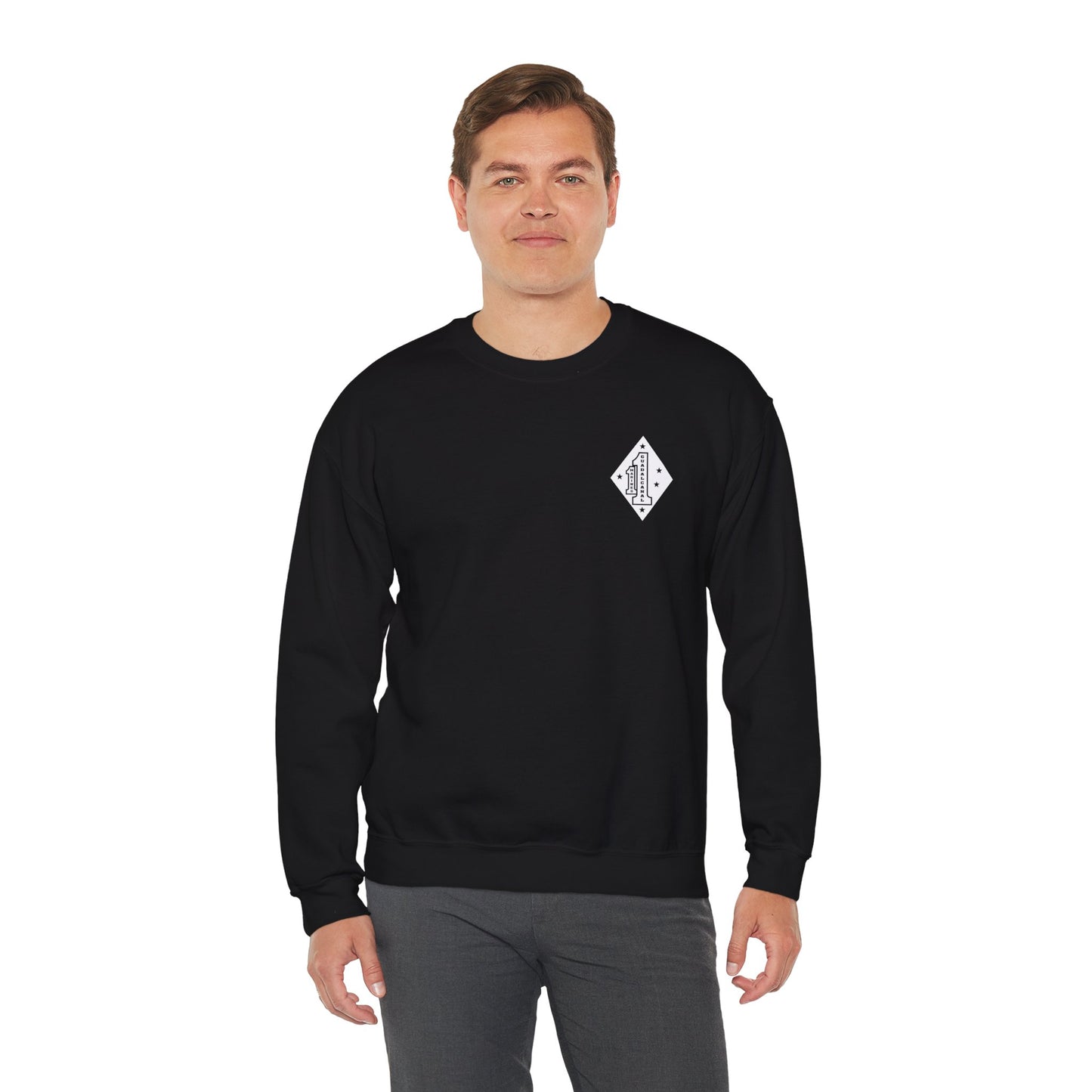 1st Marine Regiment White Logo Sentinel Company Sweater