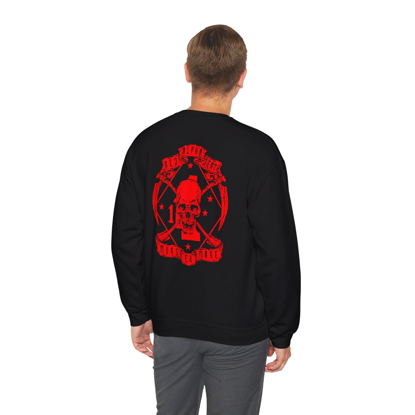 1st Battalion 1st Marines Alpha Co. Full Color Unit Crewneck Sweater