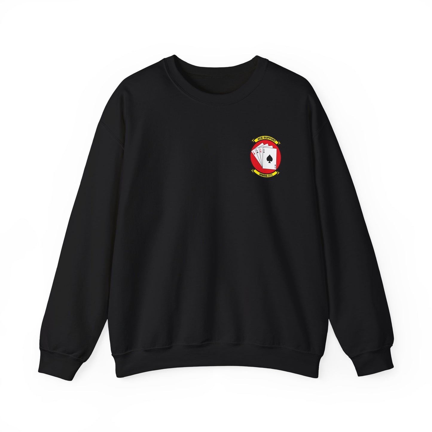 MWSS-373 Ace Support Black Unit Crewneck Sweater
