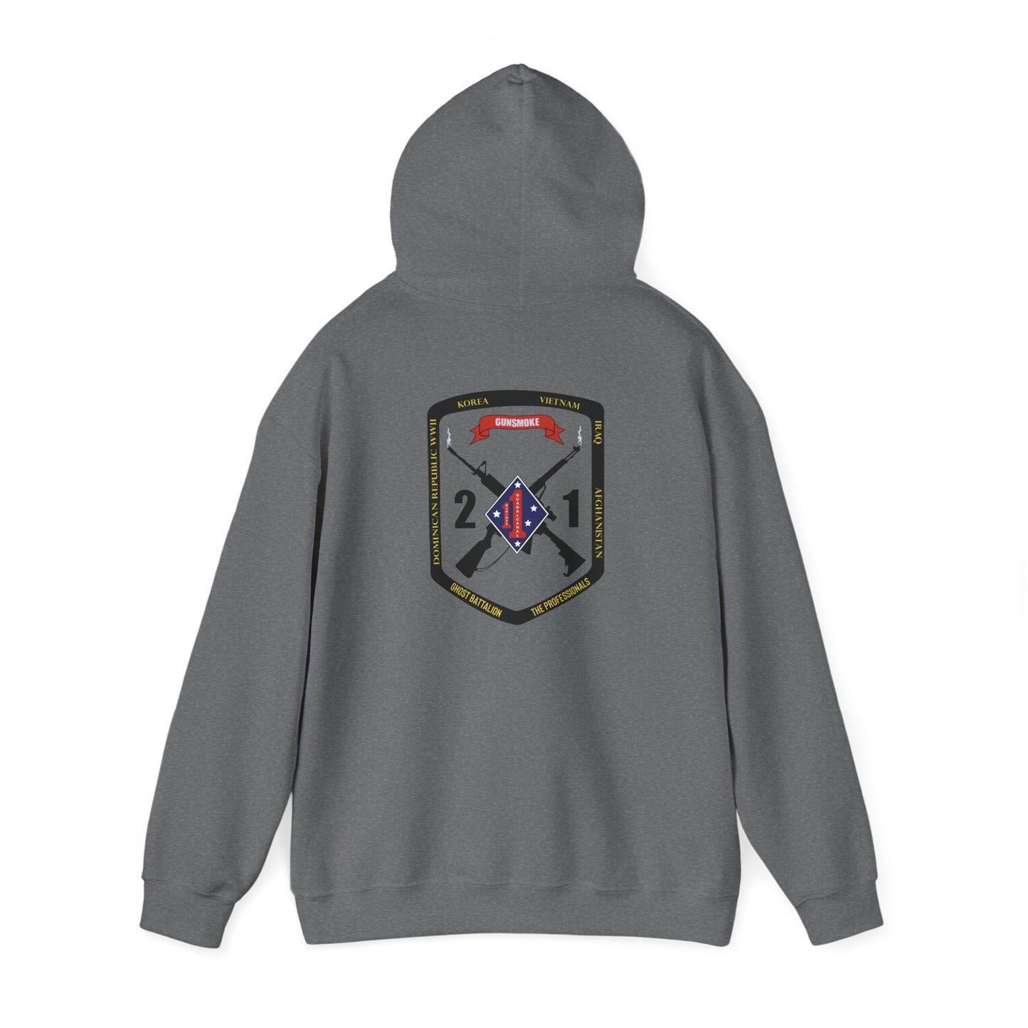 2nd Battalion 1st Marines Black Logo Unit Hoodie
