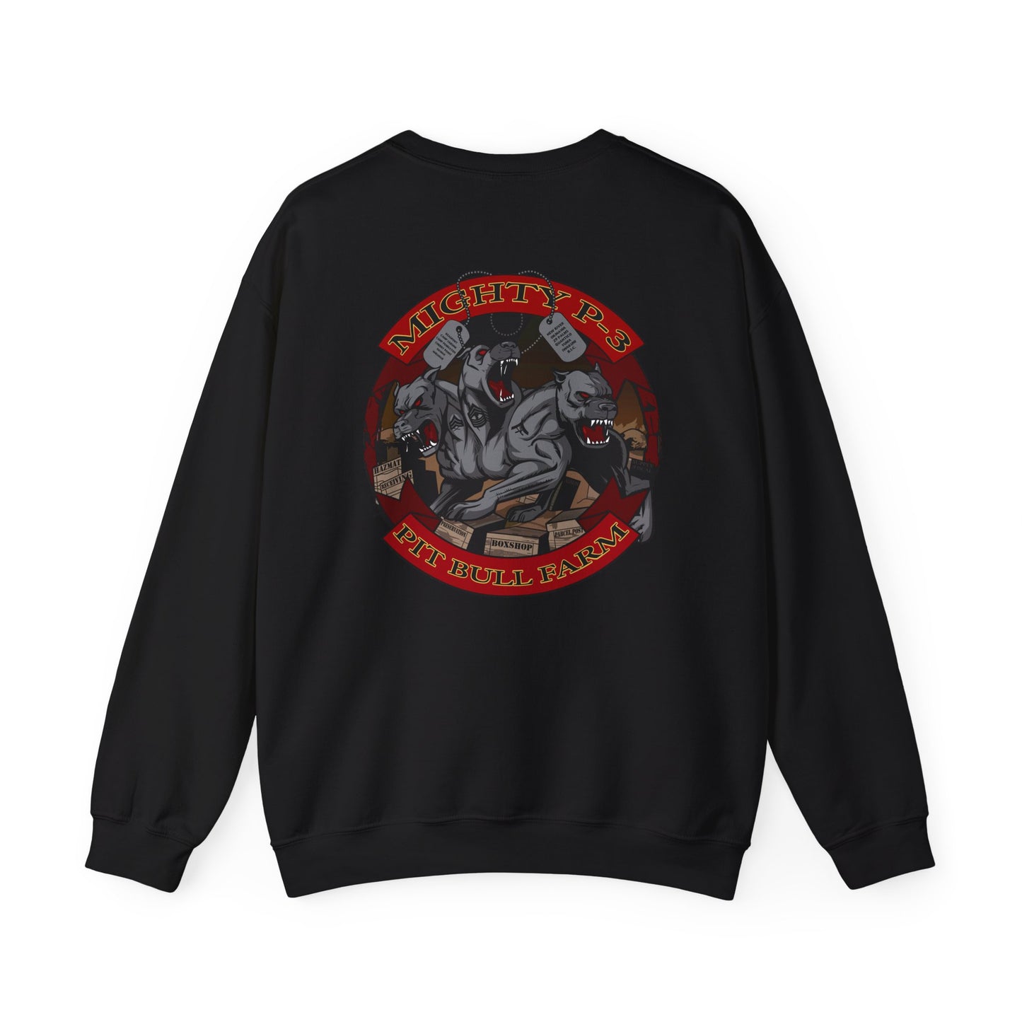 Old School Mighty P-3 w/ Yellow EGA Crewneck Sweater
