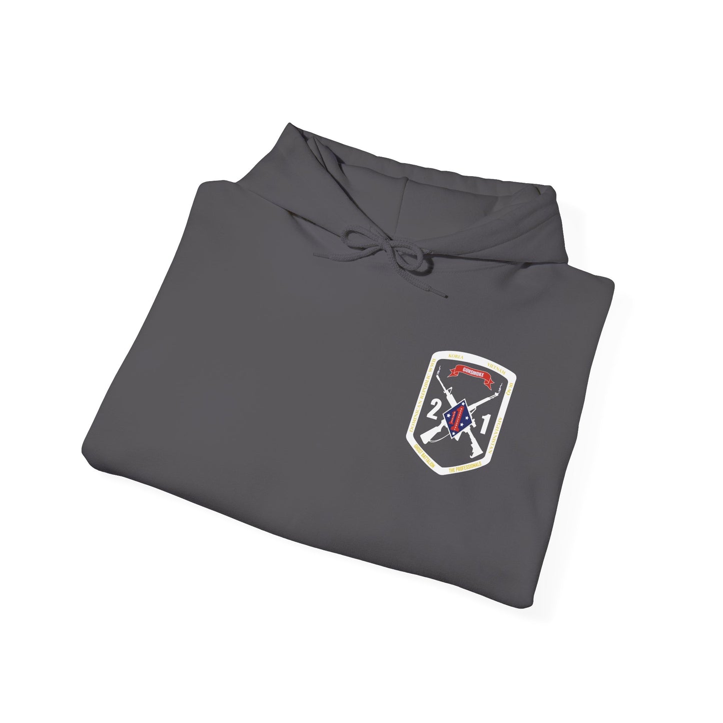 2nd Battalion 1st Marines White Logo Unit Hoodie