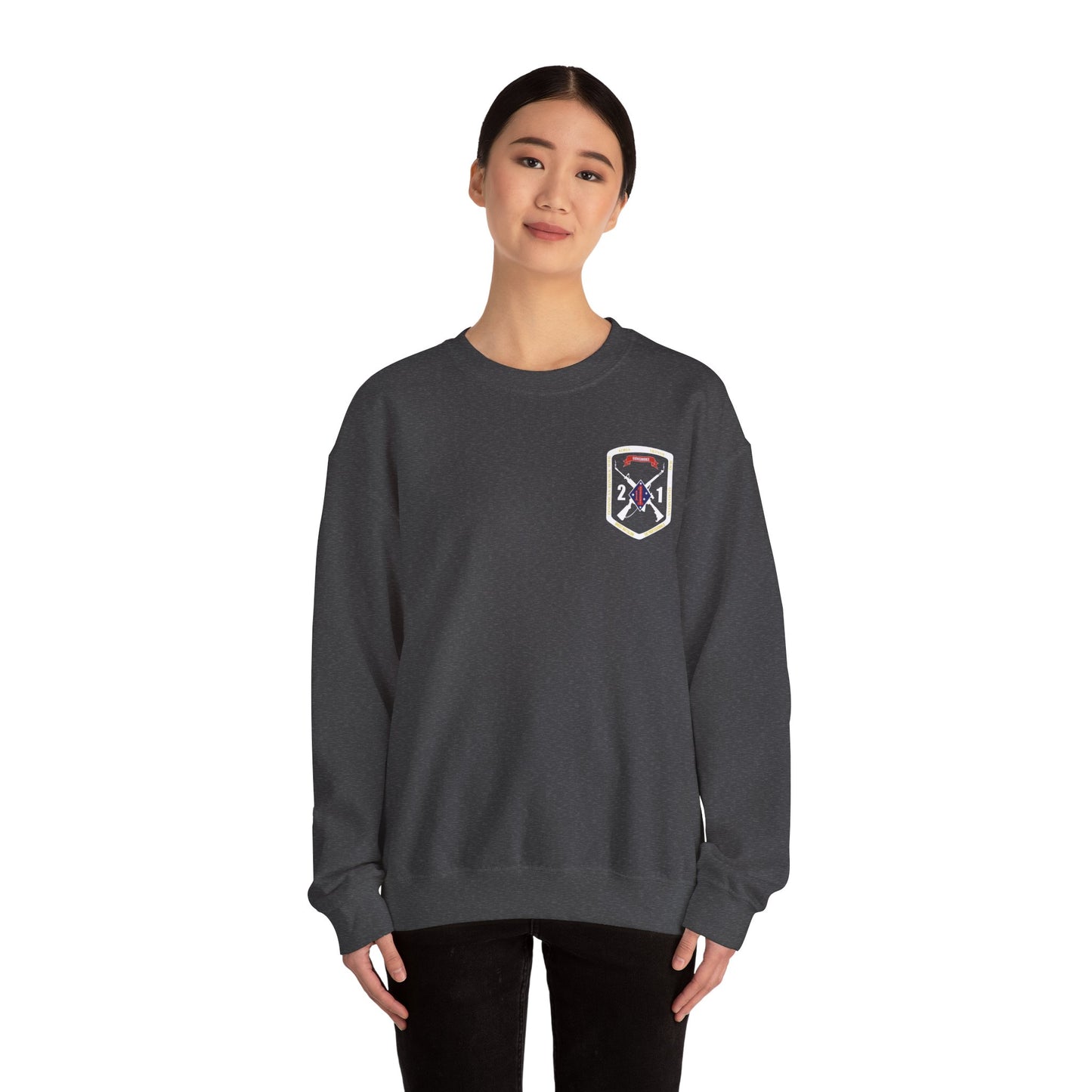 2nd Battalion 1st Marines White Logo Unit Sweater