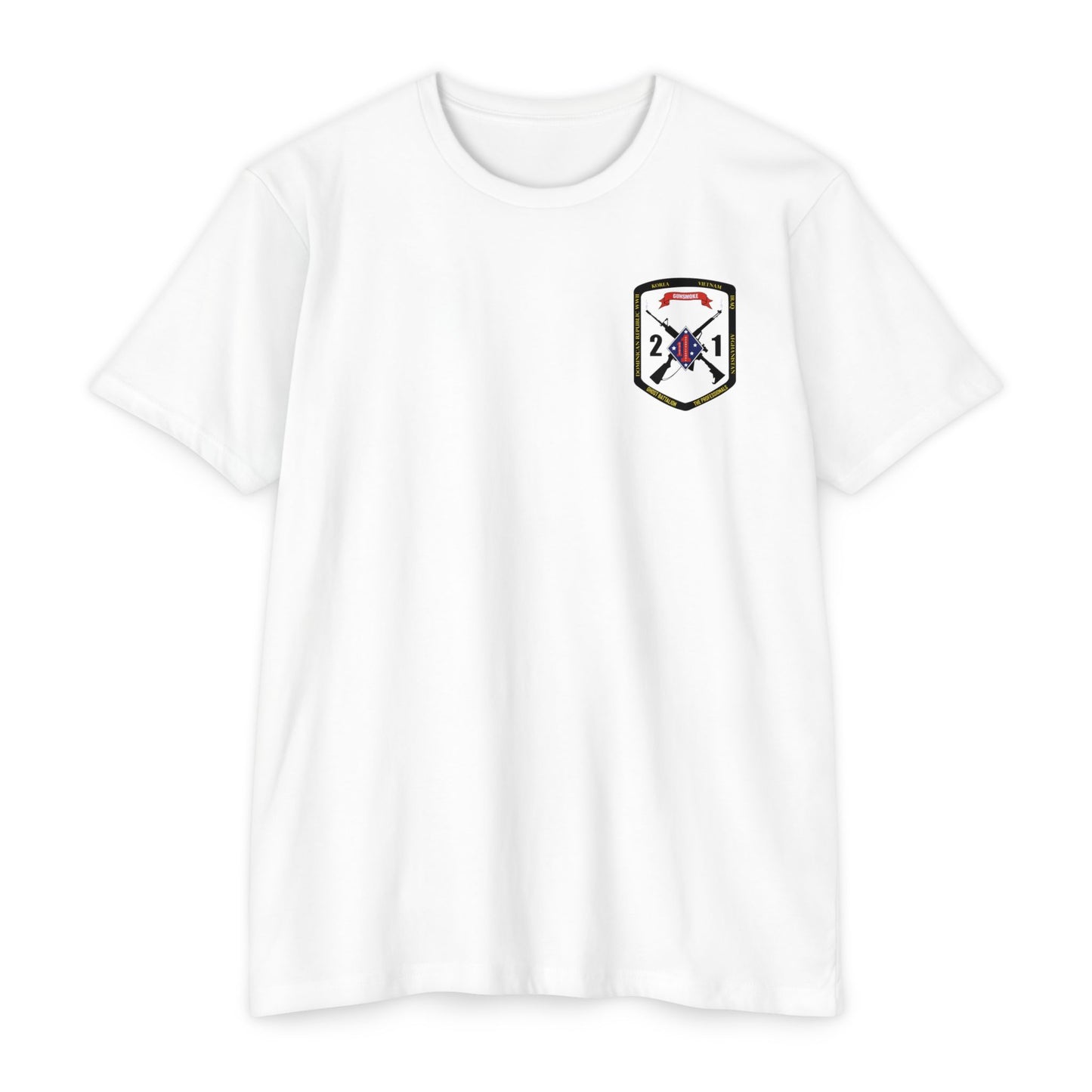 2nd Battalion 1st Marines Black Logo Unit Tee