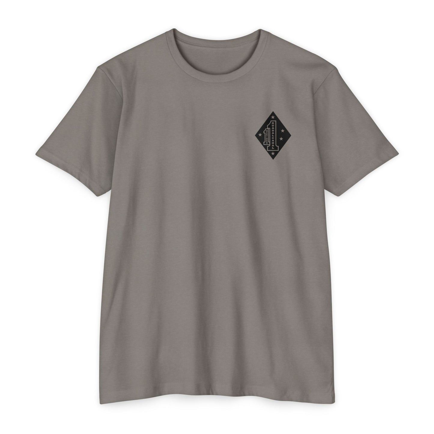 1st Marine Regiment Black Logo Tee