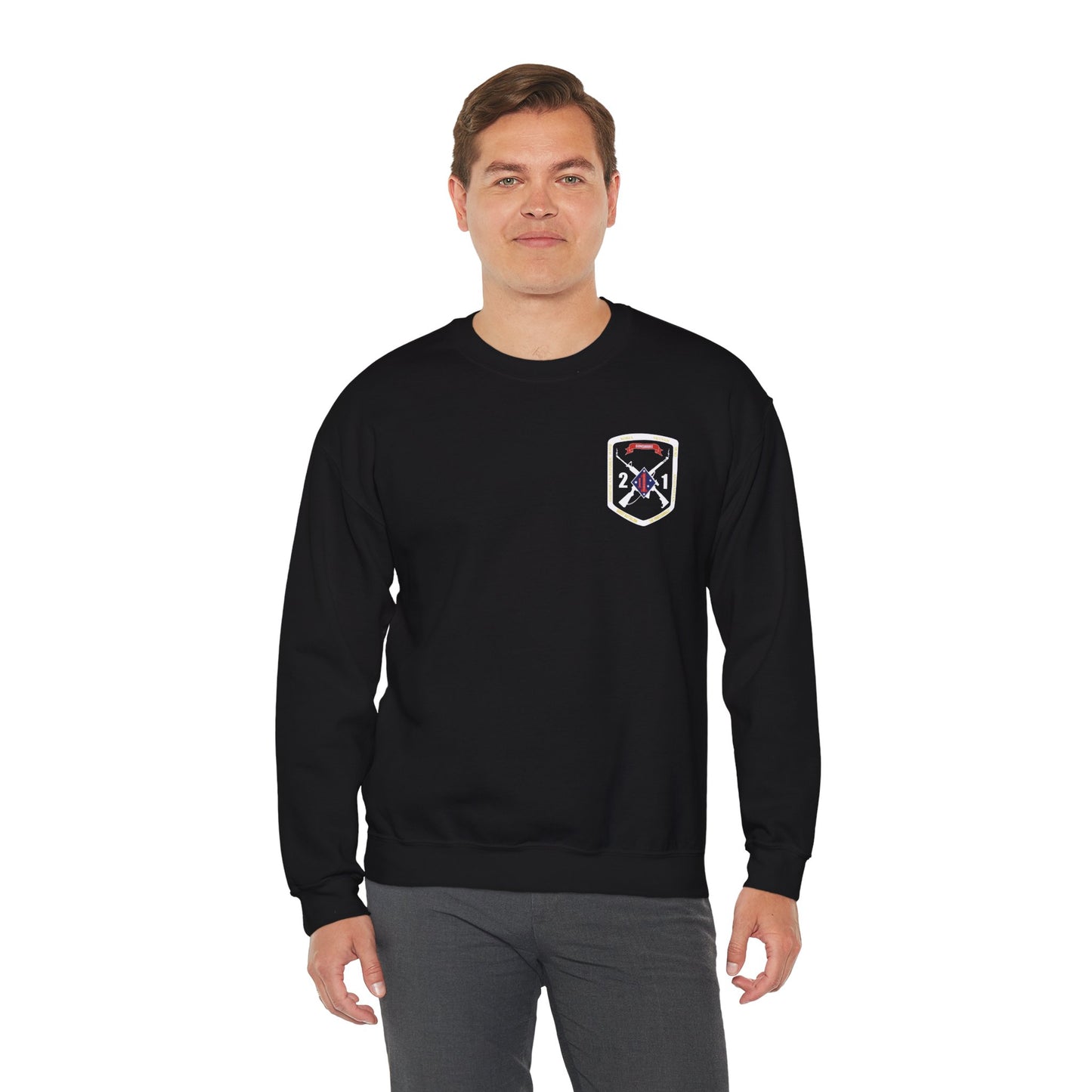 2nd Battalion 1st Marines White Logo Unit Sweater