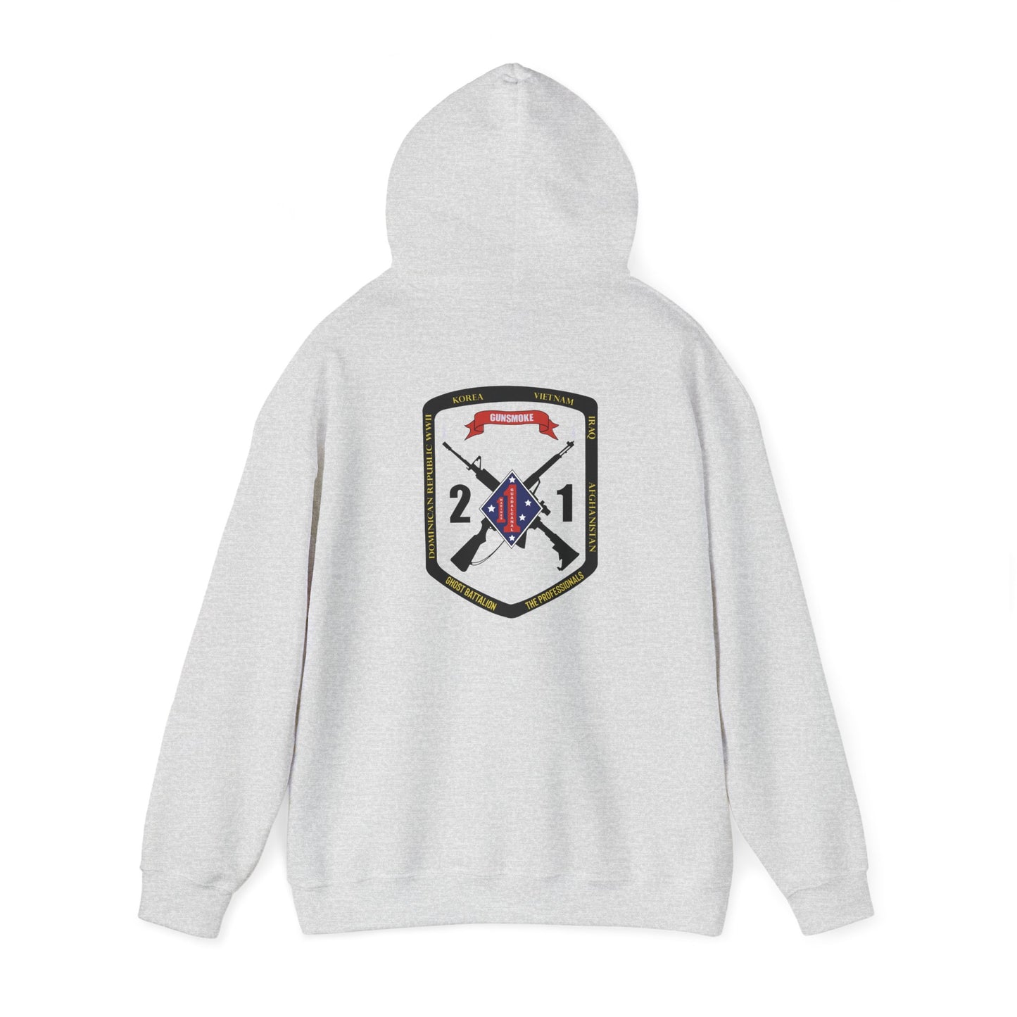 2nd Battalion 1st Marines Black Logo Unit Hoodie