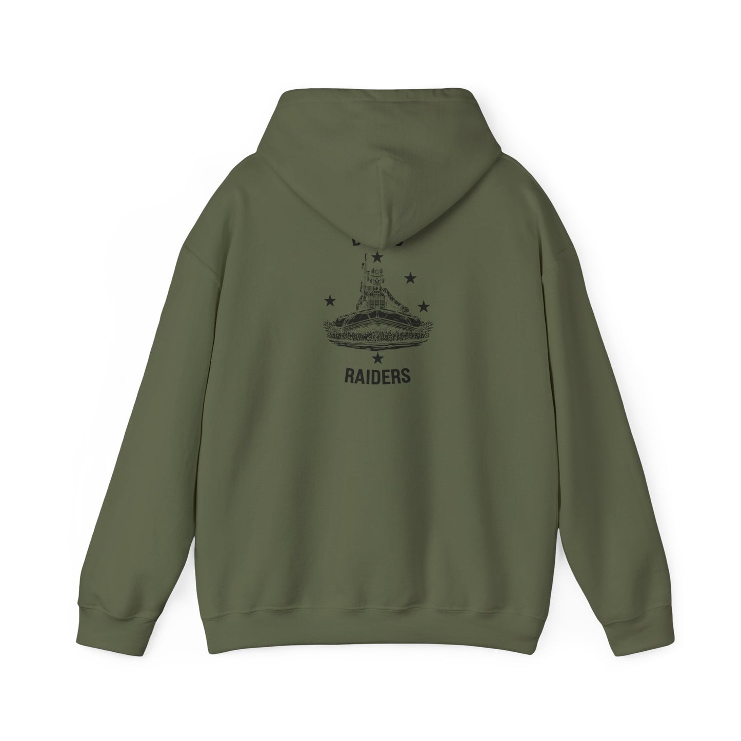 1st Battalion 1st Marines Bravo Co. Green Unit Hoodie