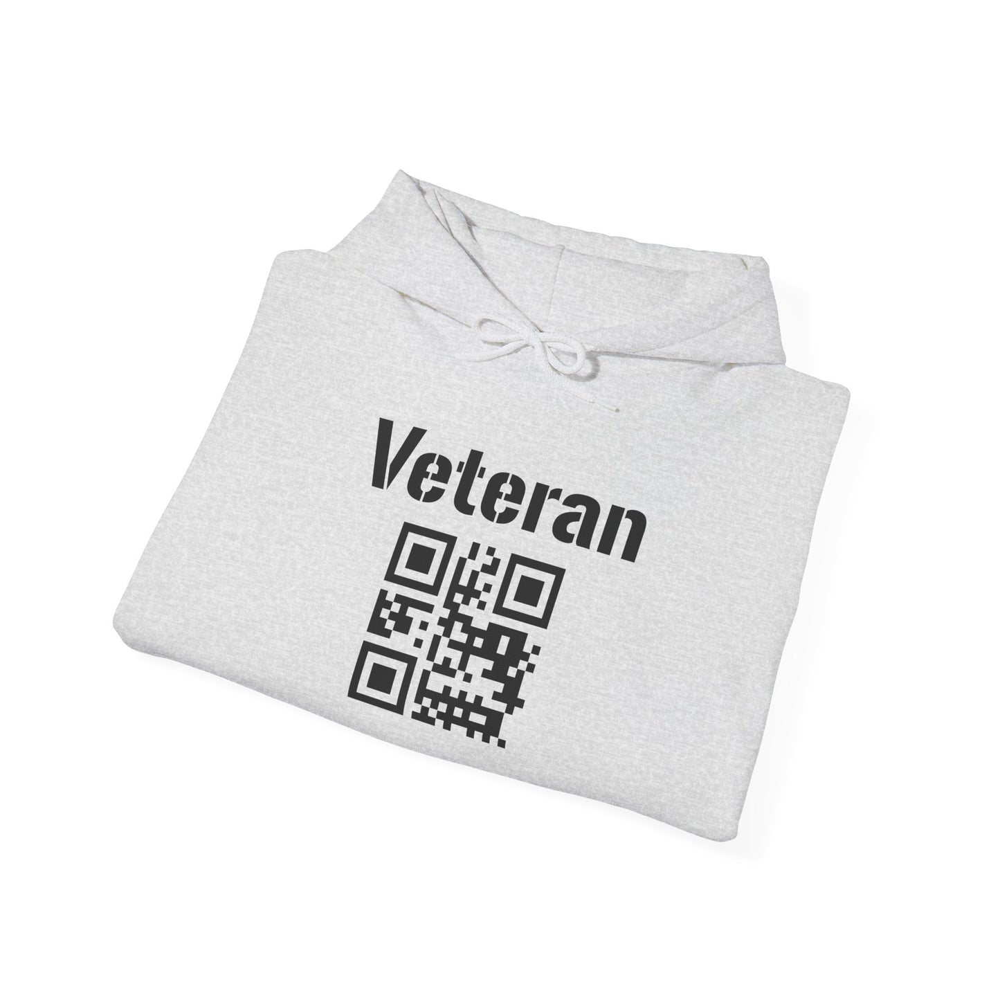 Veteran QR Code Hoodie – Support Our Heroes