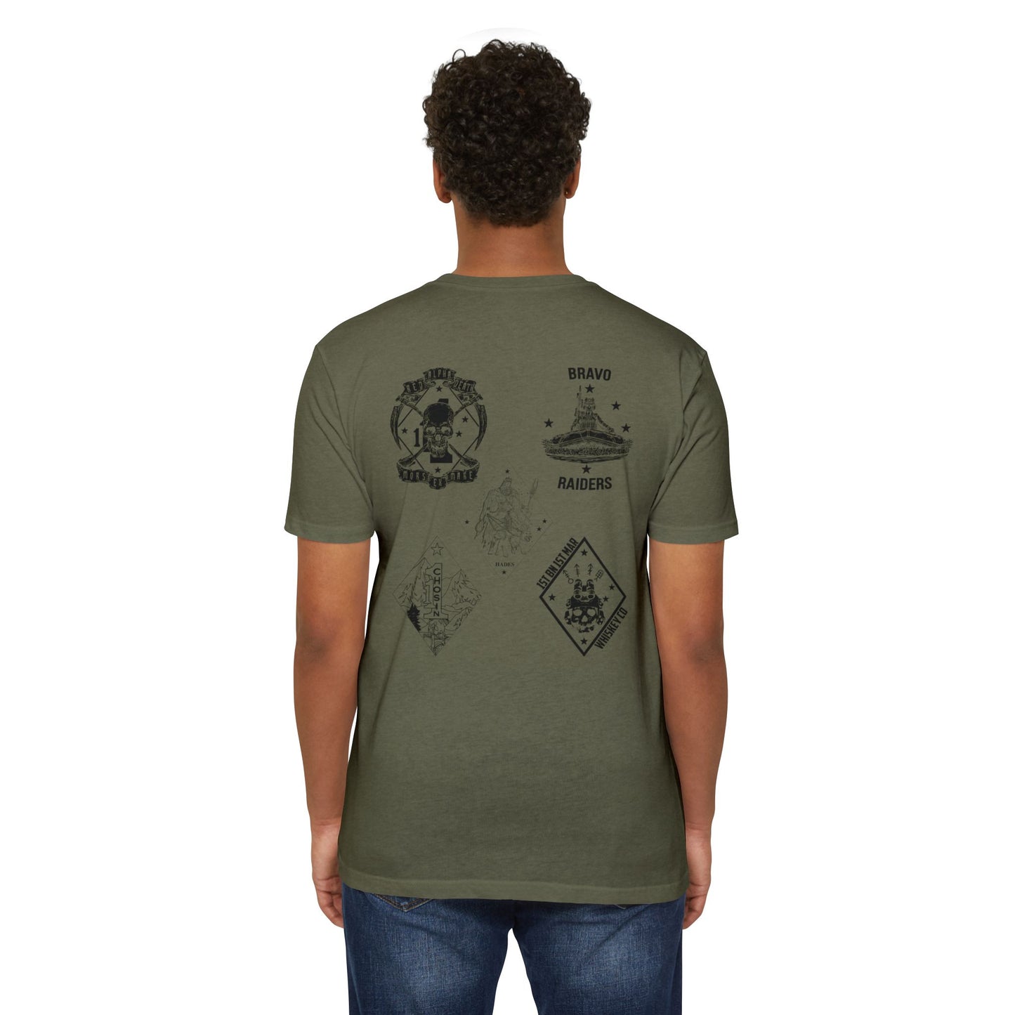 1st Battalion 1st Marines Green Unit Tee