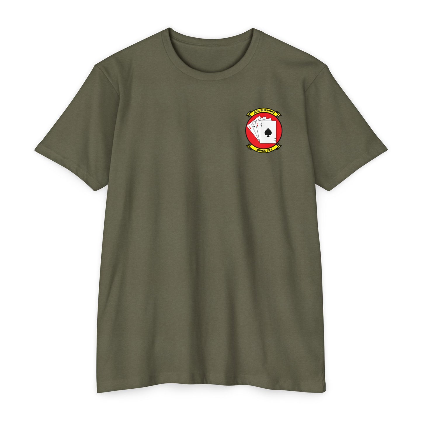 MWSS-373 Ace Support Green Unit Tee
