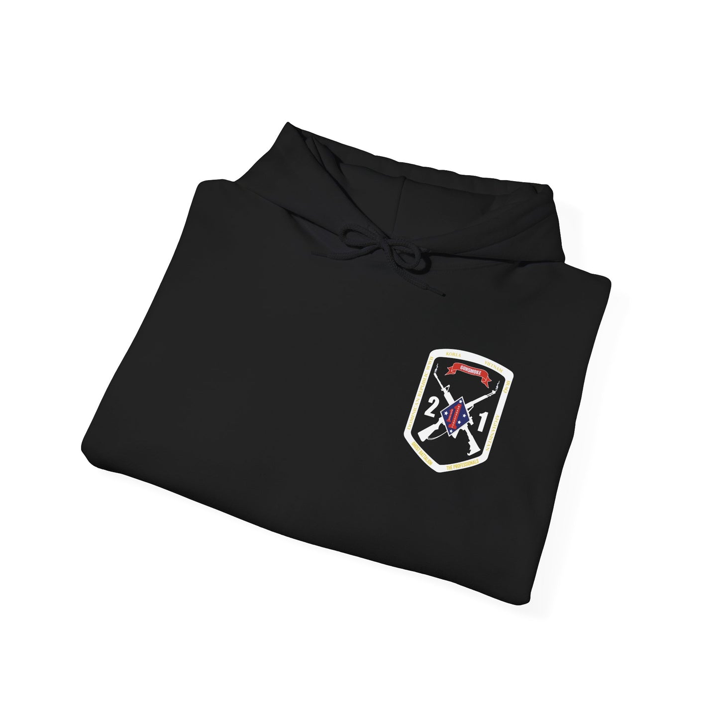 2nd Battalion 1st Marines White Logo Unit Hoodie