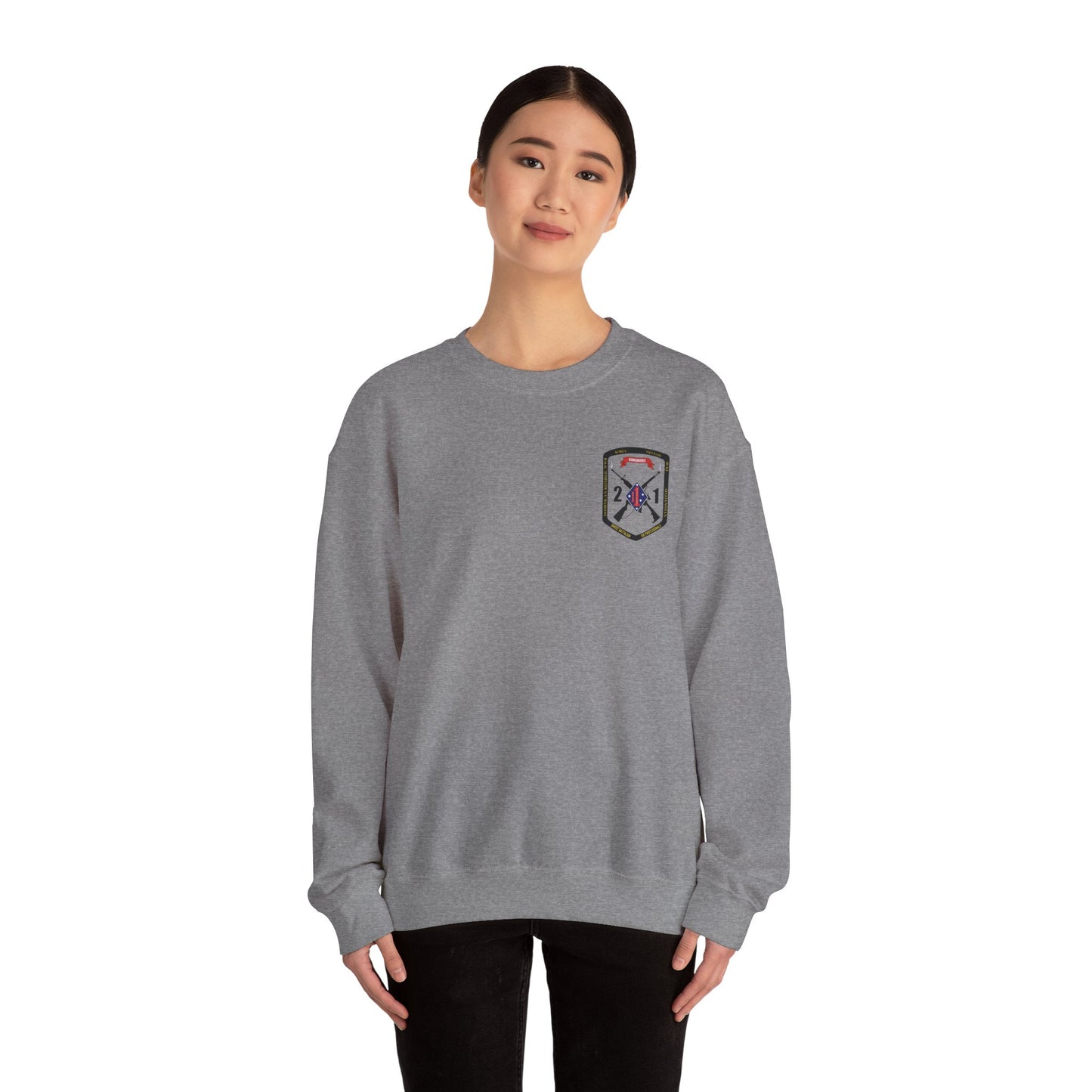 2nd Battalion 1st Marines Black Logo Unit Sweater