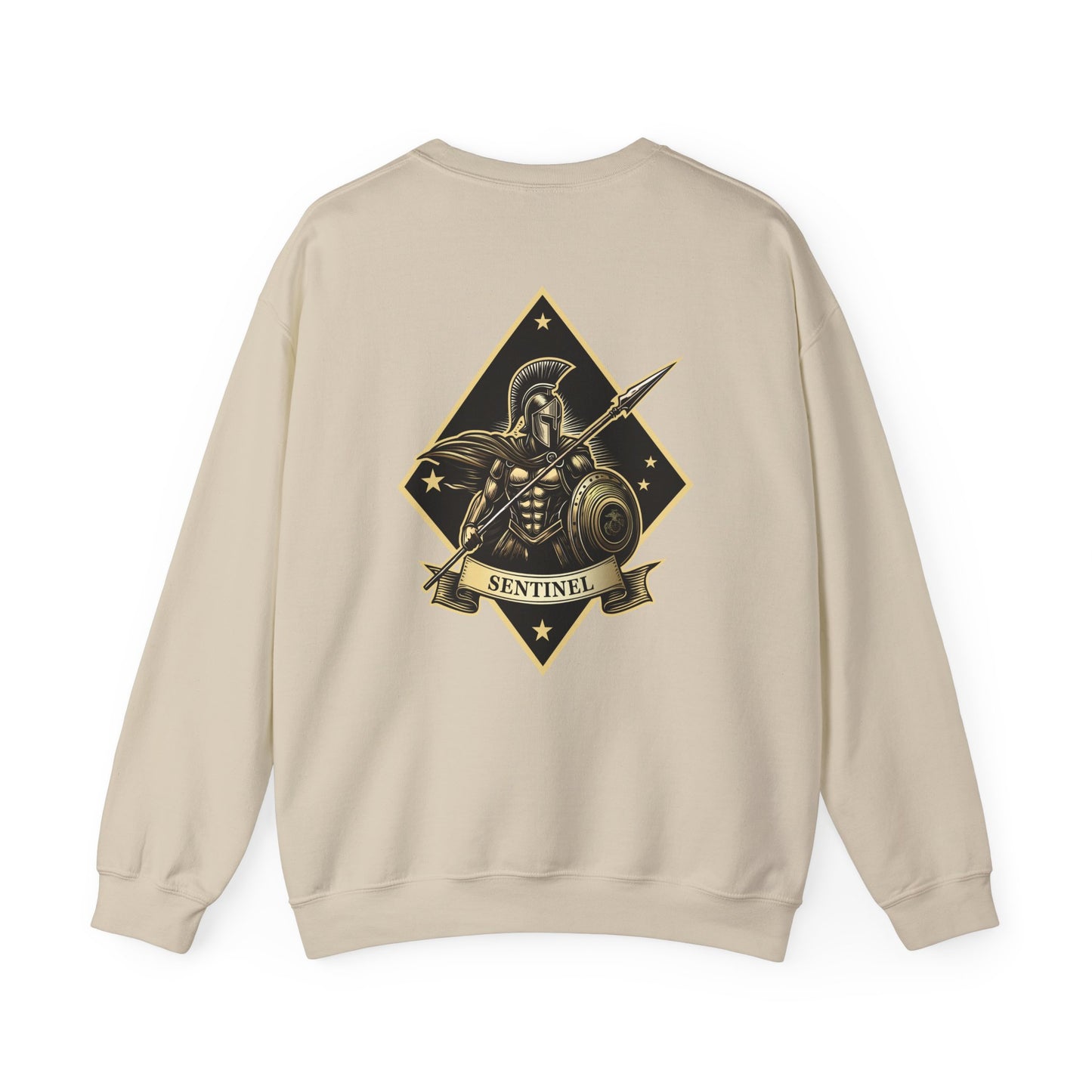 1st Marine Regiment Black Logo Sentinel Company Sweater