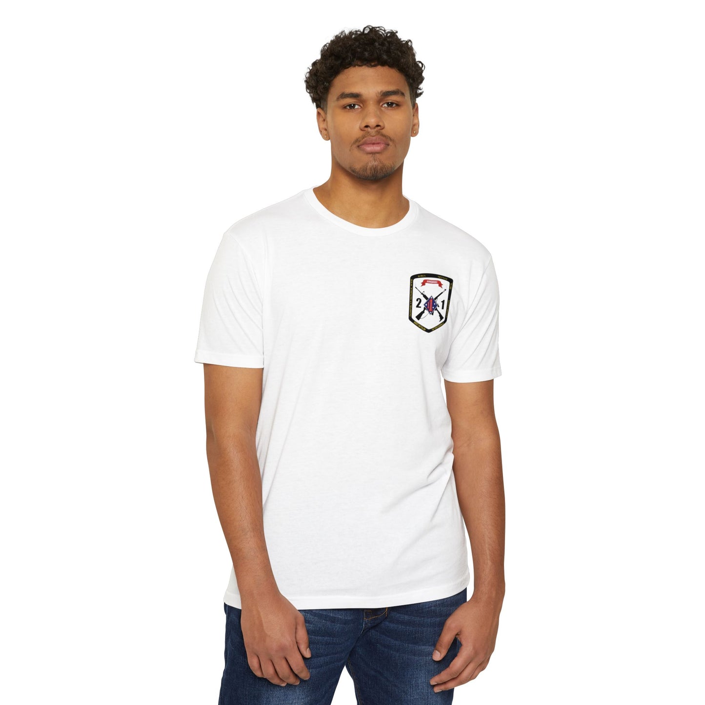 2nd Battalion 1st Marines Black Logo Unit Tee
