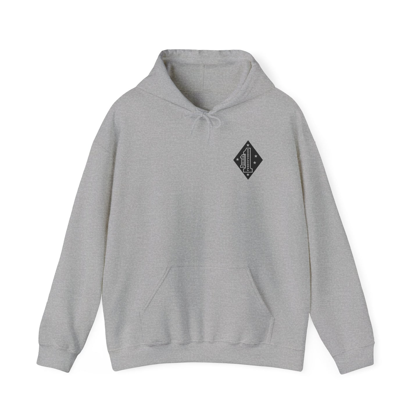 1st Marine Regiment Sentinel Company Black Logo Hoodie
