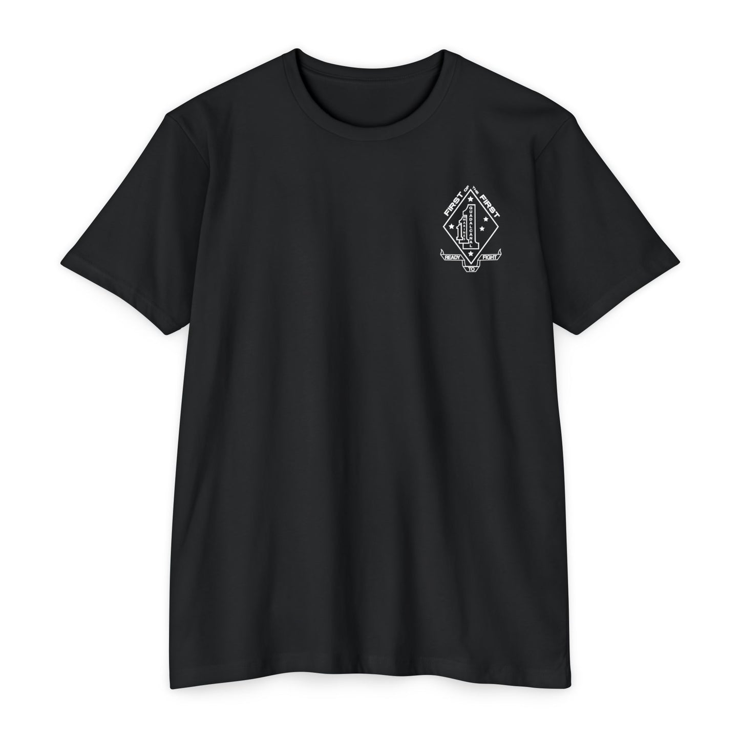 1st Battalion 1st Marines Weapons Co. Black Unit Tee