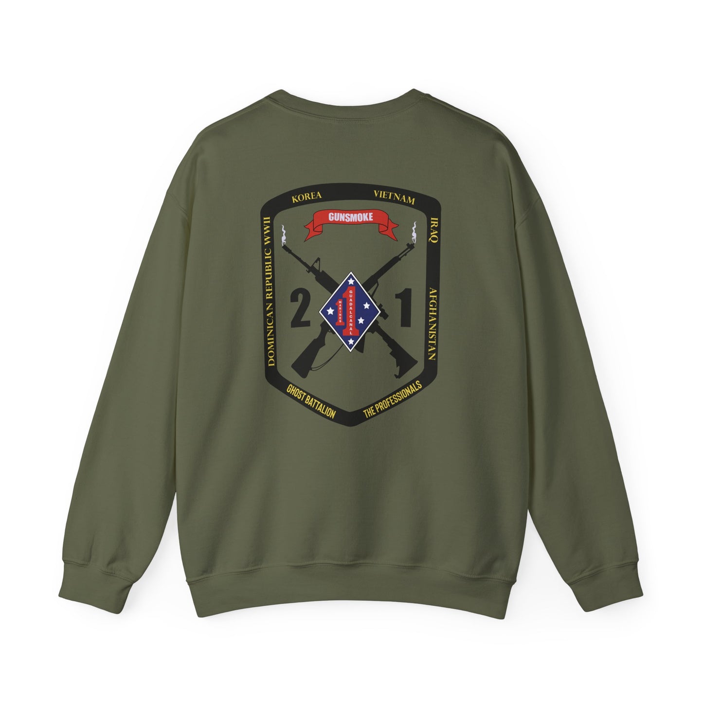 2nd Battalion 1st Marines Black Logo Unit Sweater
