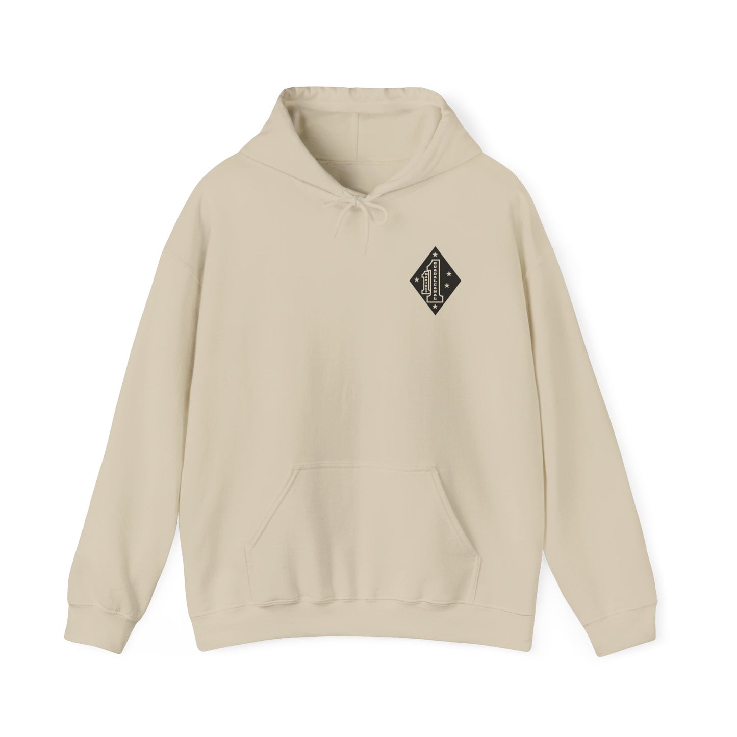 1st Marine Regiment Sentinel Company Black Logo Hoodie