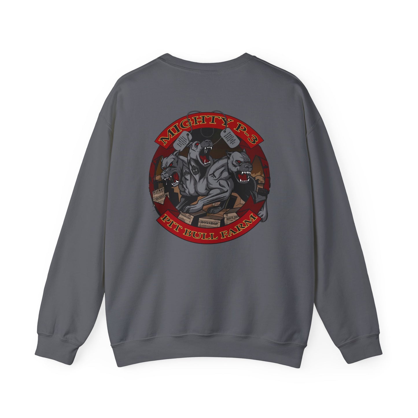 Old School Mighty P-3 w/ Yellow EGA Crewneck Sweater