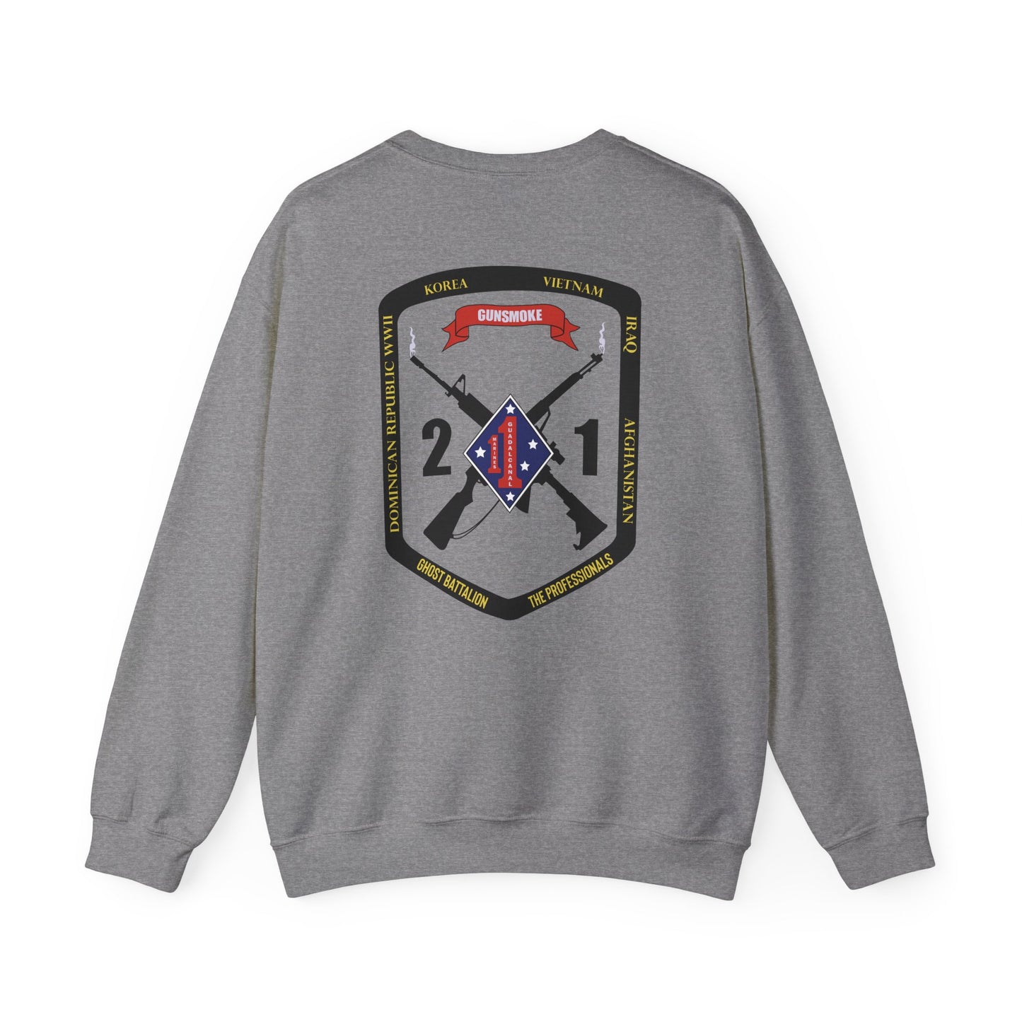 2nd Battalion 1st Marines Black Logo Unit Sweater