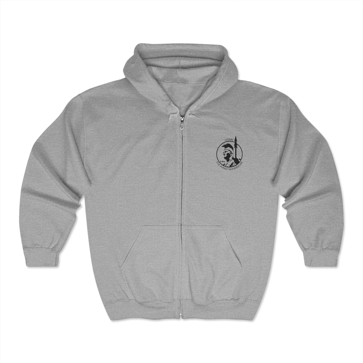 Island Warrior Zip-Up Hoodie