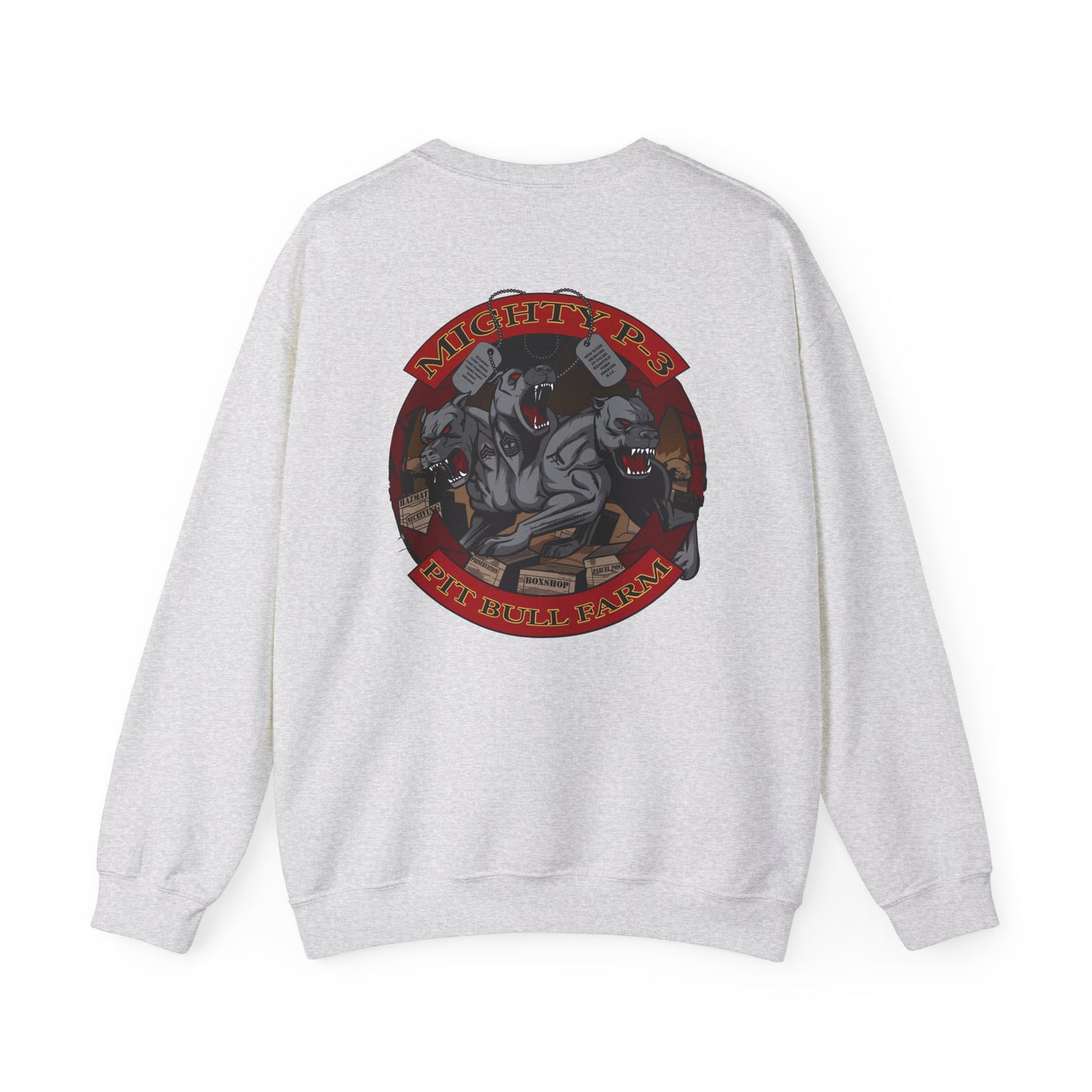 Old School Mighty P-3 w/ Red EGA Crewneck Sweater