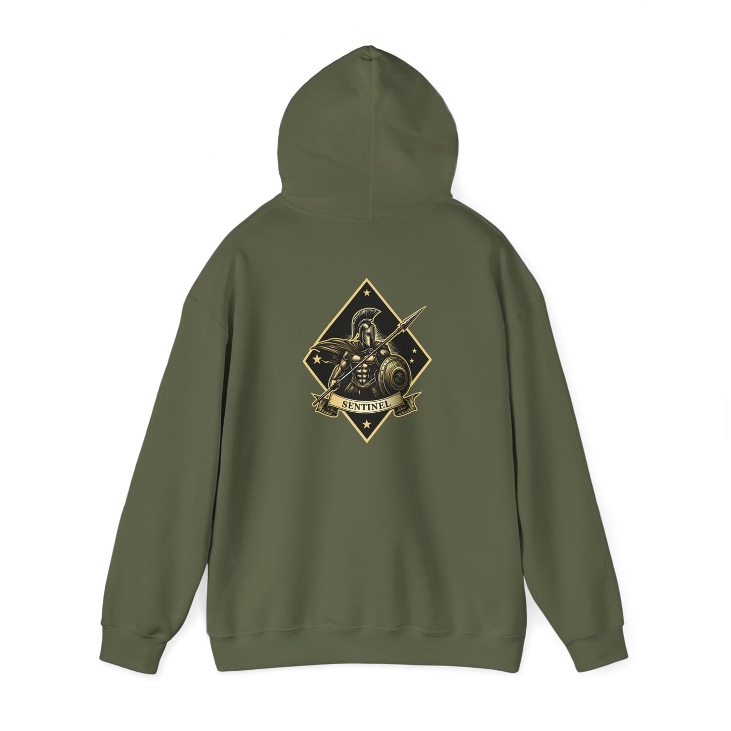 1st Marine Regiment Sentinel Company Black Logo Hoodie