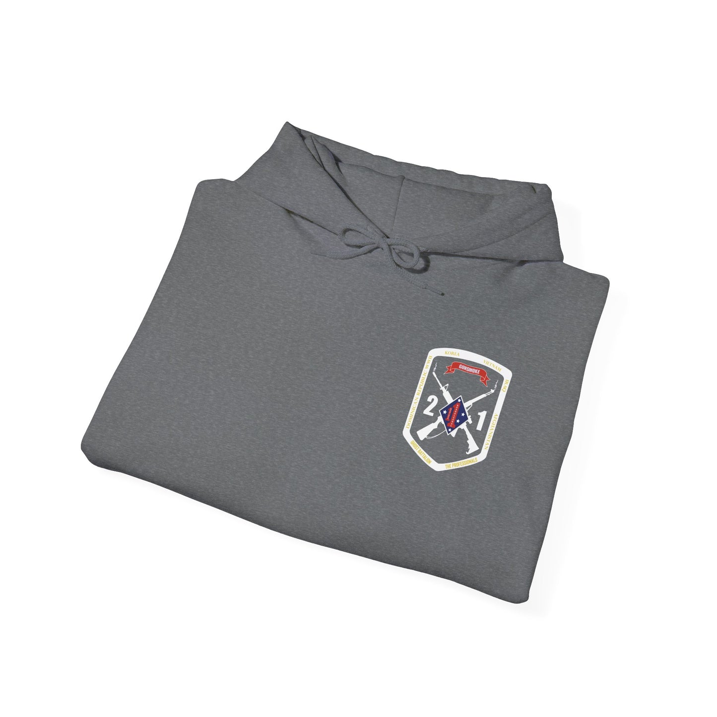 2nd Battalion 1st Marines White Logo Unit Hoodie
