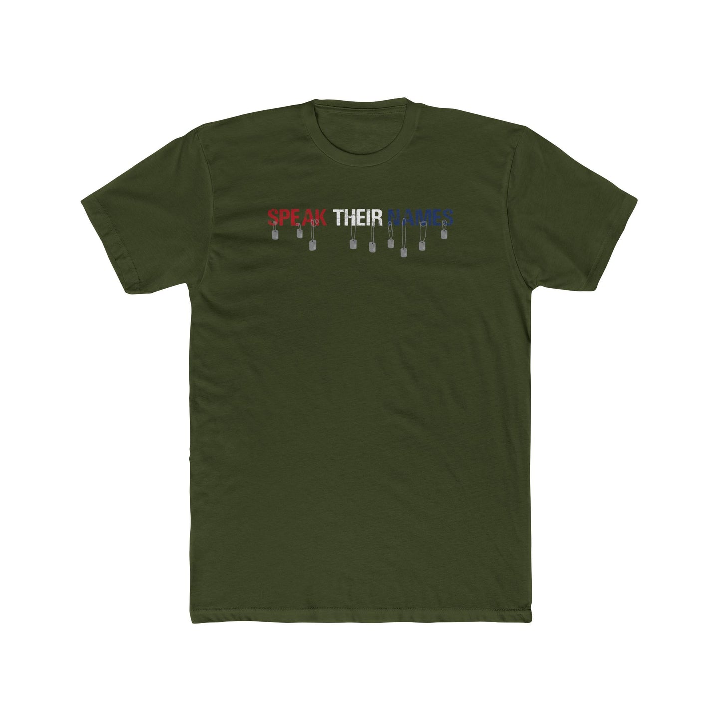 Speak Their Names Shirt (Red, White and Blue)