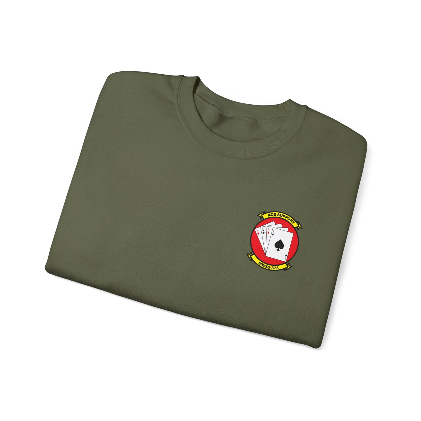 MWSS-373 Ace Support Green Unit Crewneck Sweater