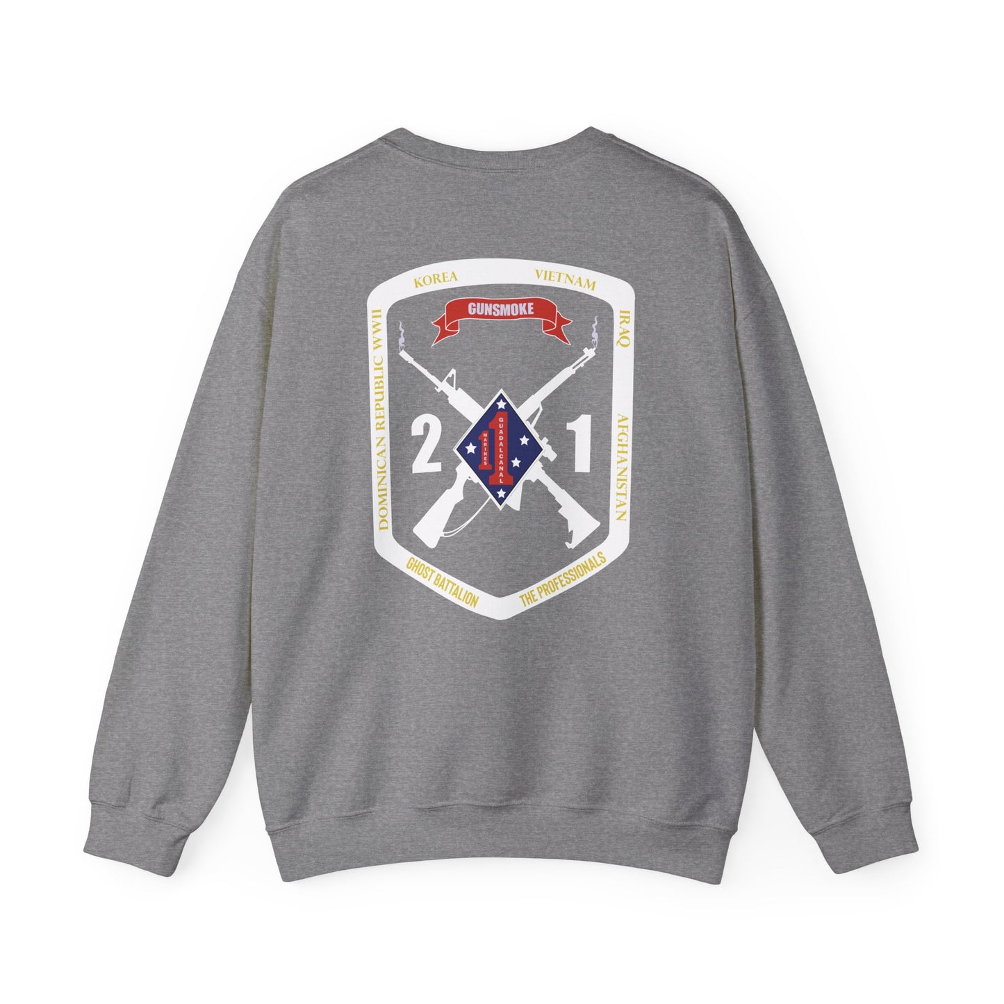 2nd Battalion 1st Marines White Logo Unit Sweater