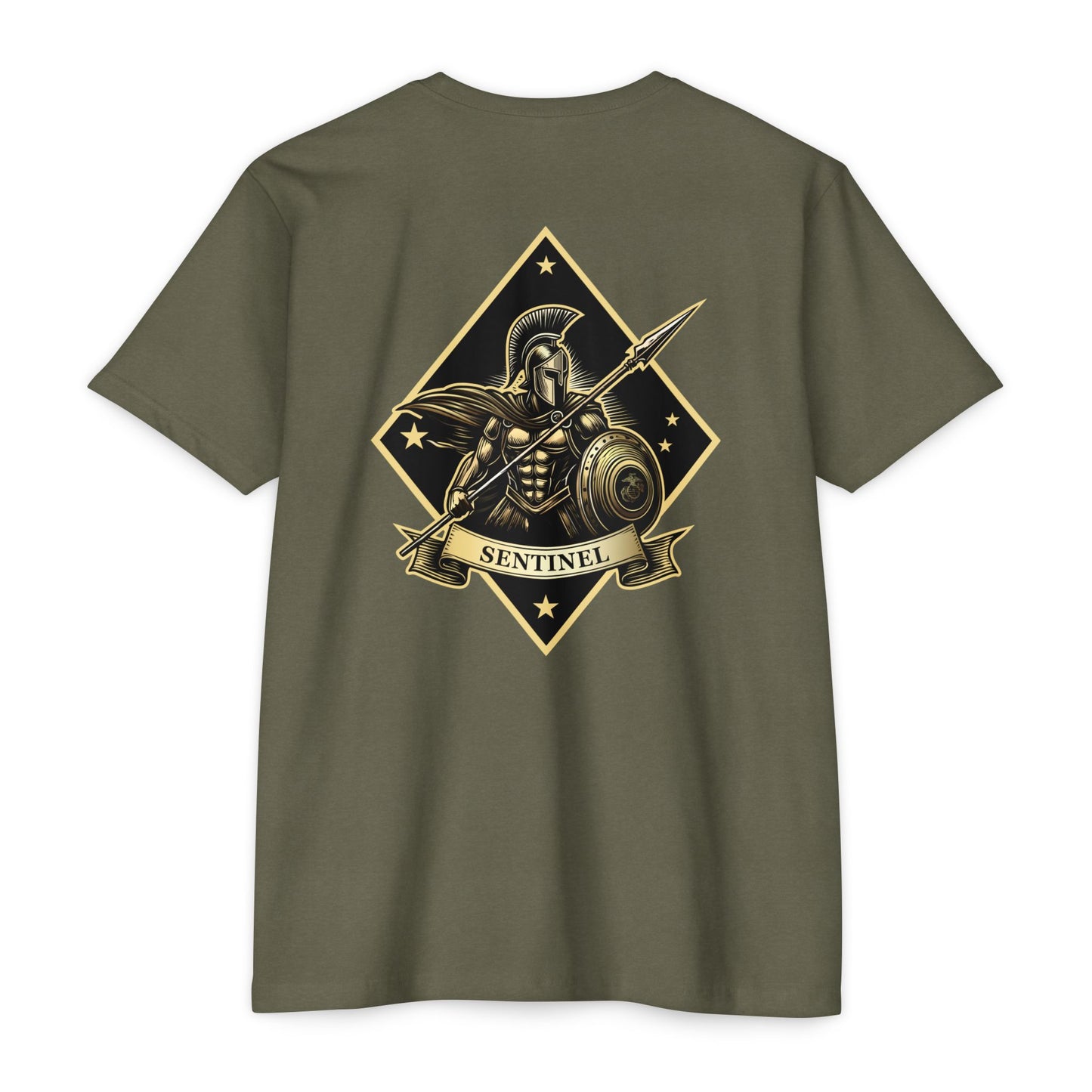 1st Marine Regiment Sentinel Company Green Tee
