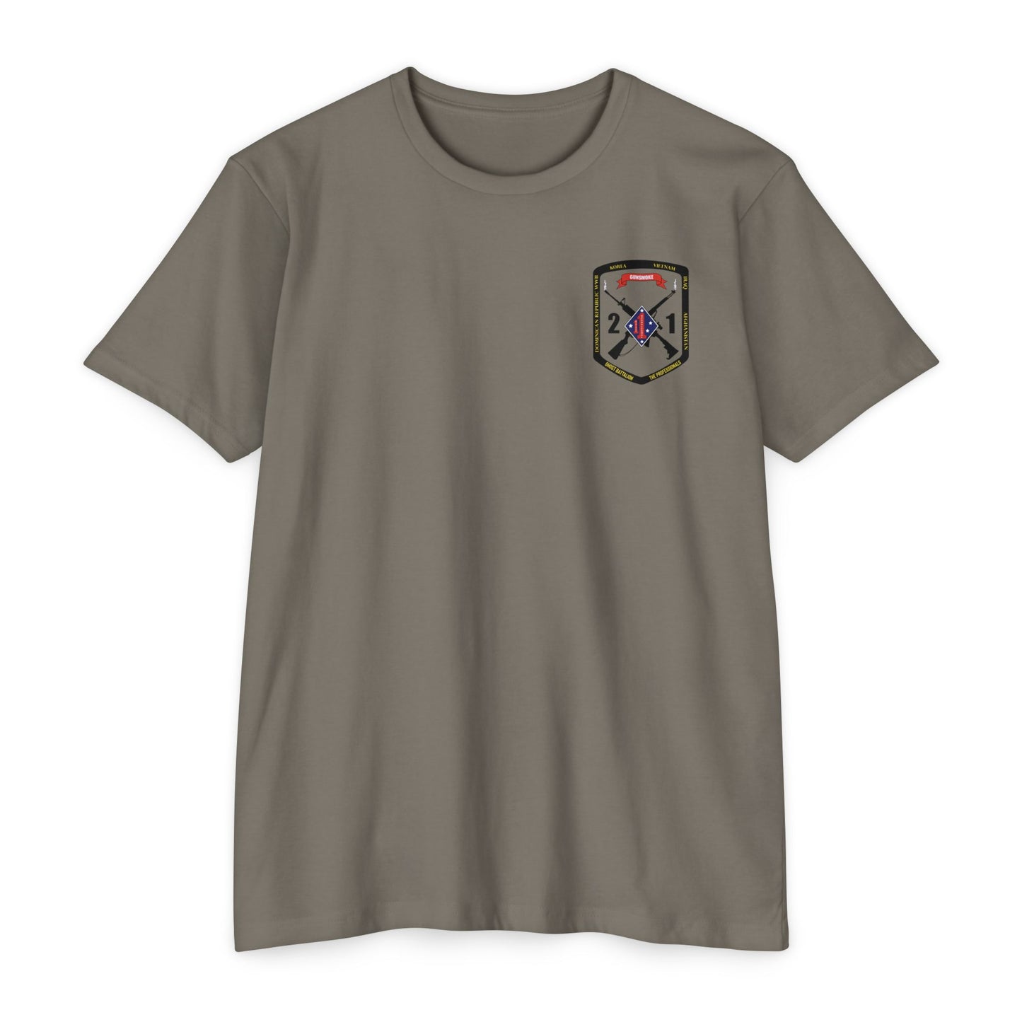 2nd Battalion 1st Marines Black Logo Unit Tee