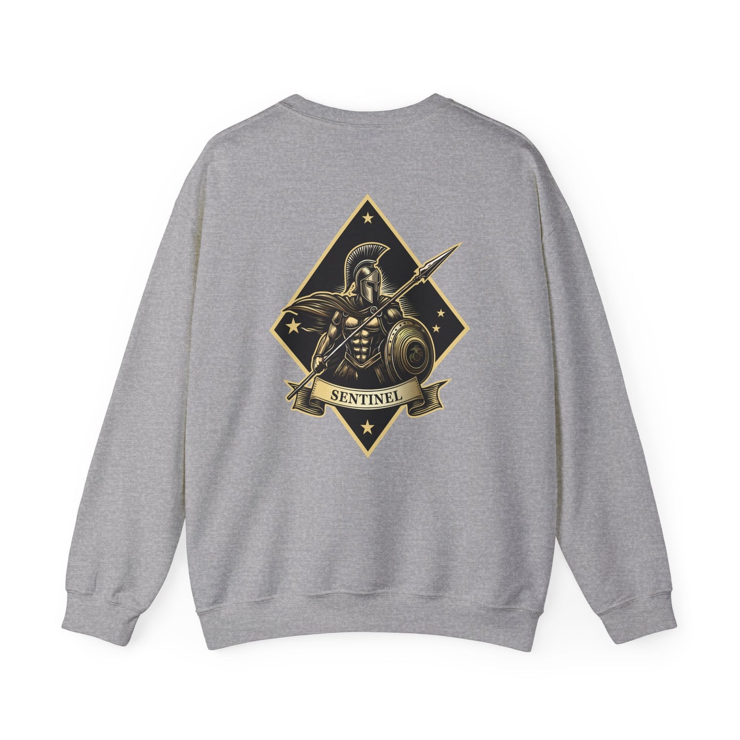 1st Marine Regiment Black Logo Sentinel Company Sweater