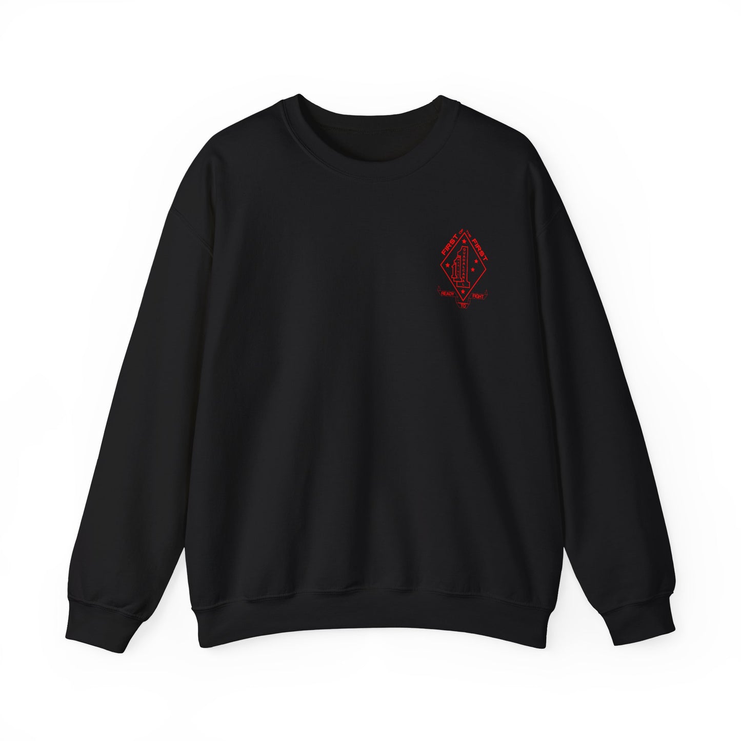 1st Battalion 1st Marines Alpha Co. Full Color Unit Crewneck Sweater