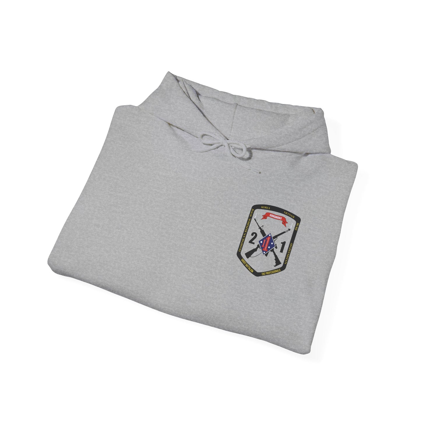 2nd Battalion 1st Marines Black Logo Unit Hoodie